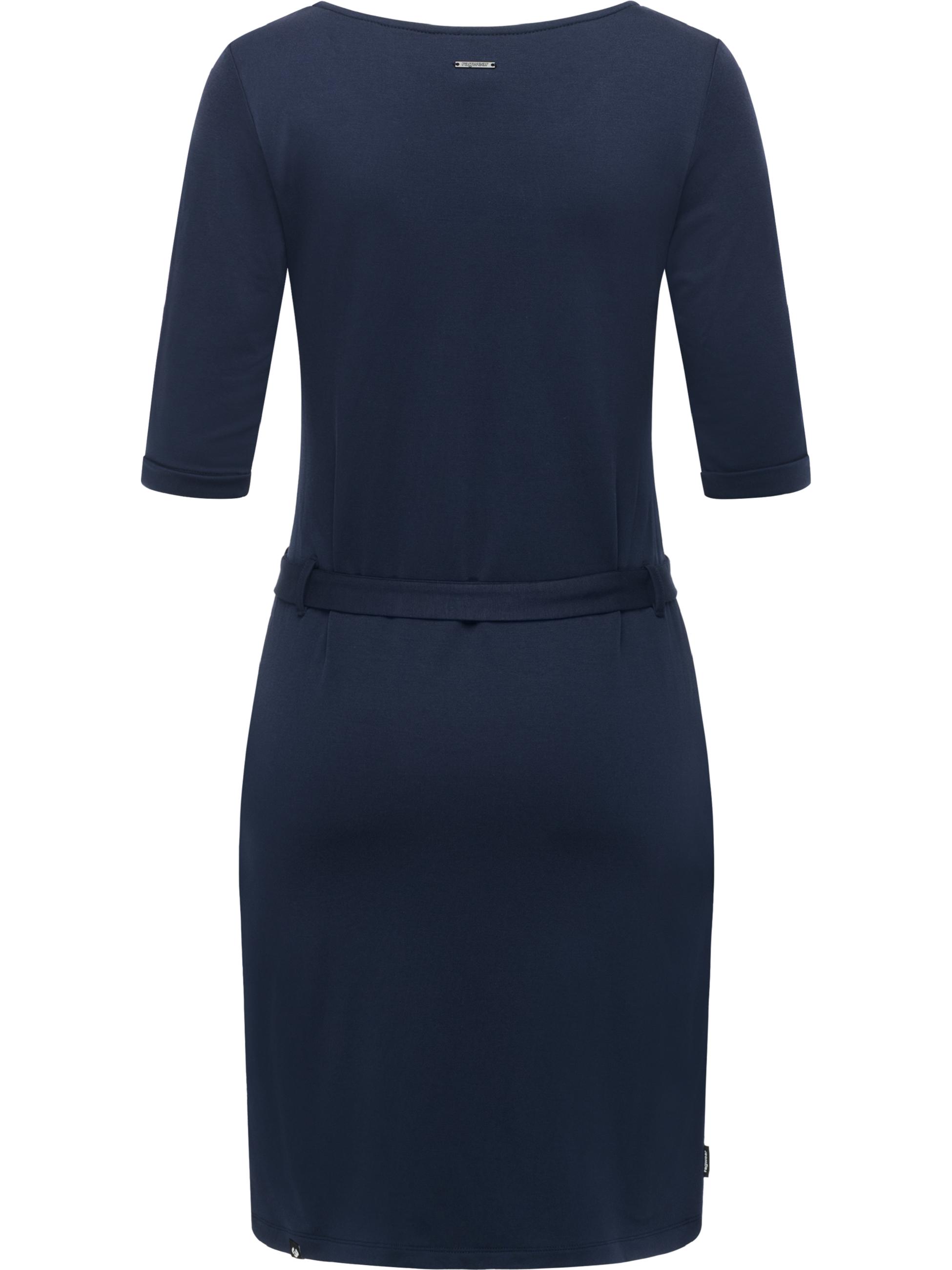 Midikleid mit Taillenband "Kenisha" Navy