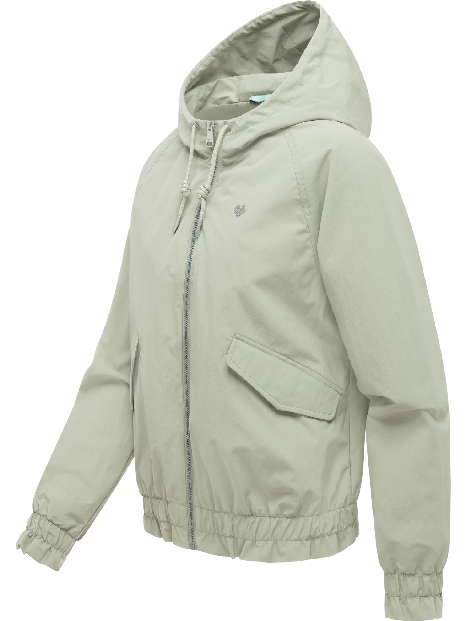 Wasserdichte Übergangsjacke mit Kapuze "Kissi" Dusty Olive