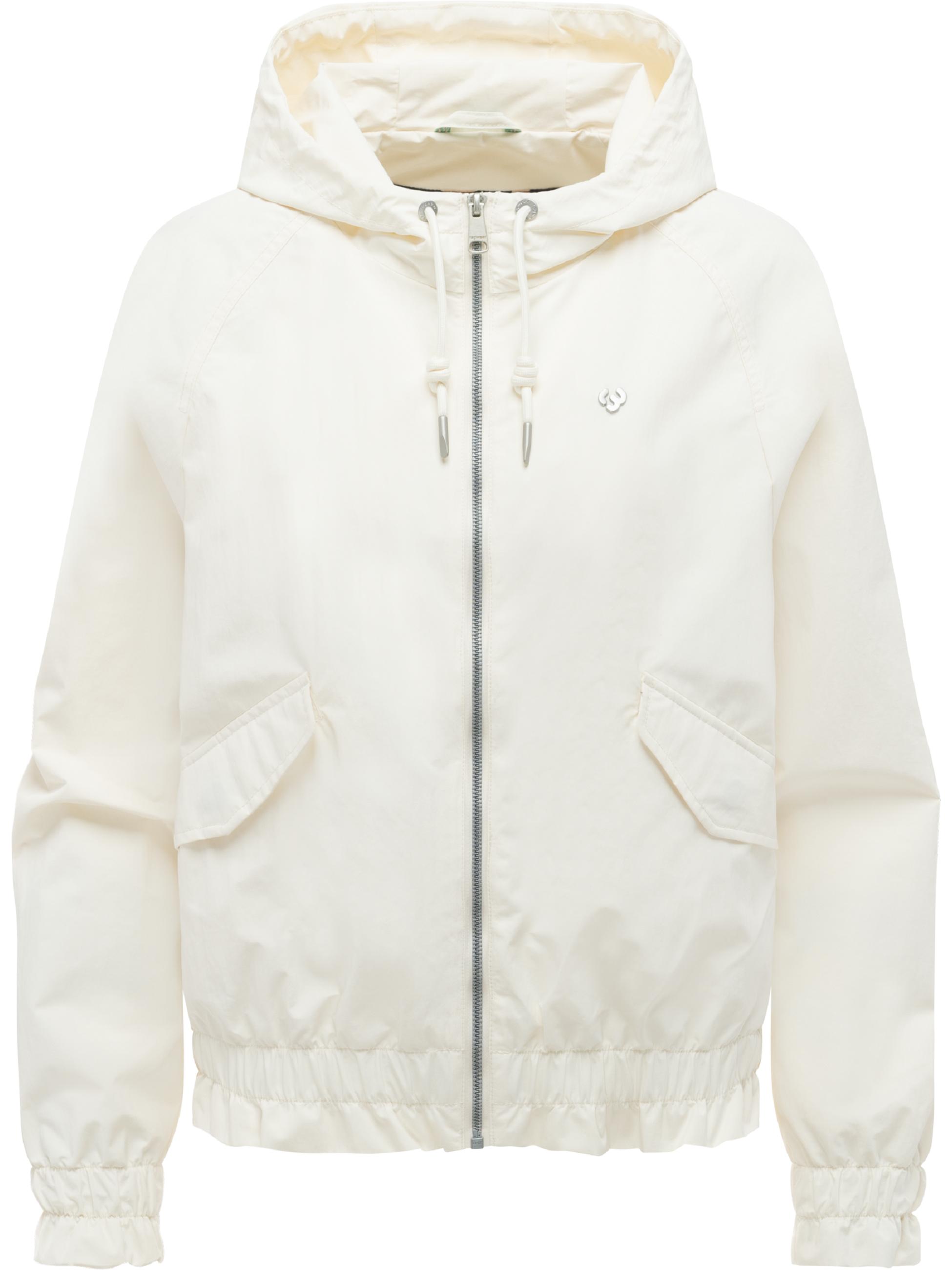 Wasserdichte Übergangsjacke mit Kapuze "Kissi" Ivory