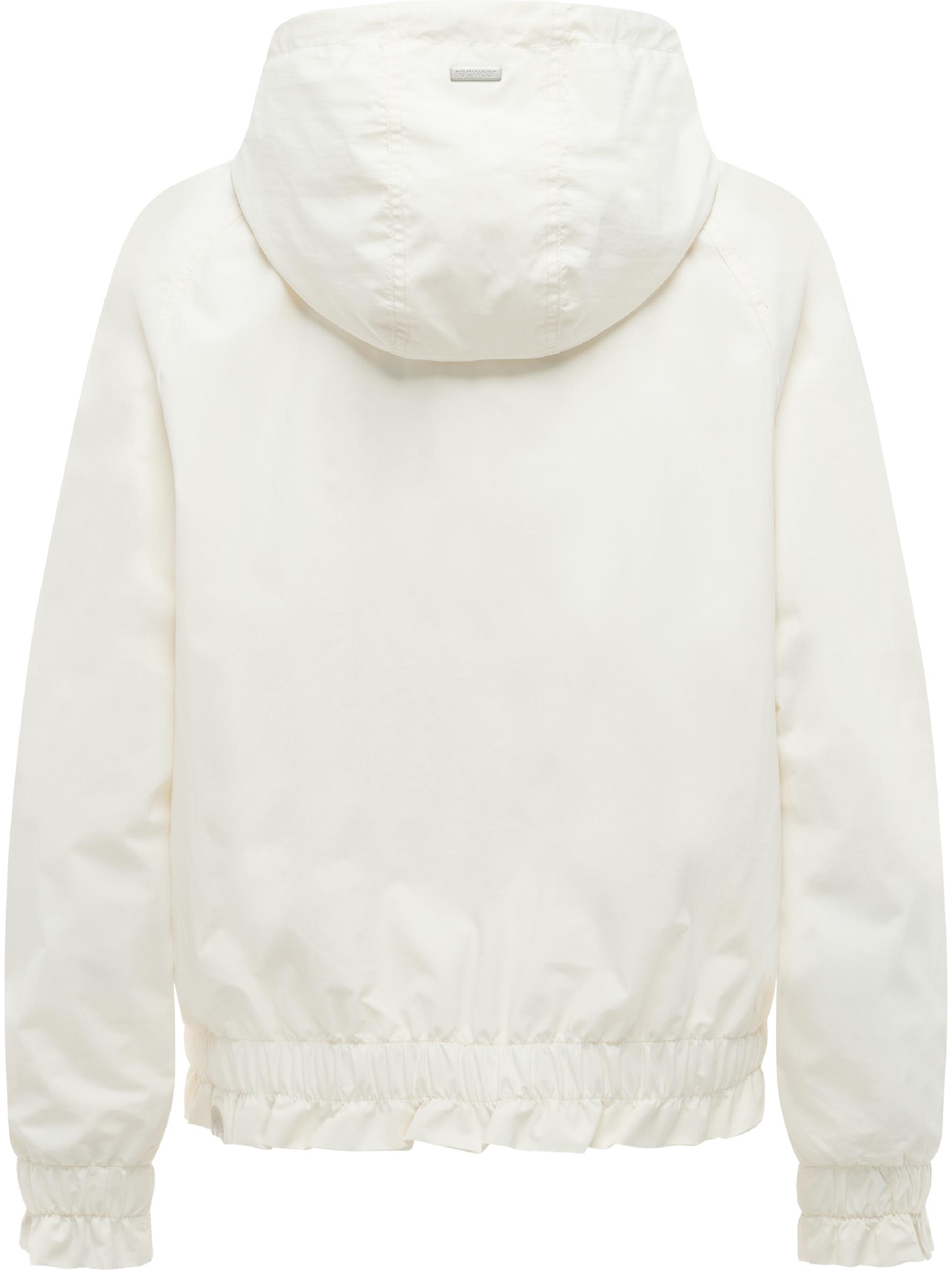 Wasserdichte Übergangsjacke mit Kapuze "Kissi" Ivory