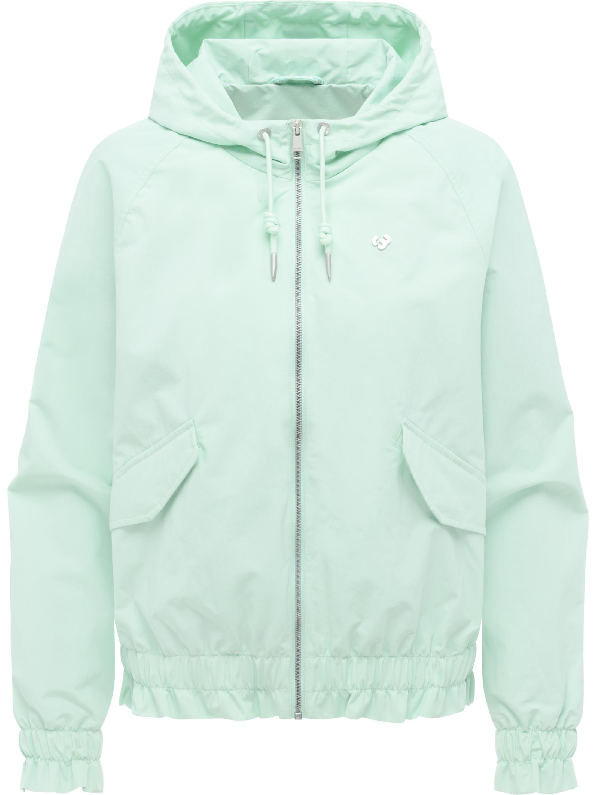 Wasserdichte Übergangsjacke mit Kapuze "Kissi" Mint