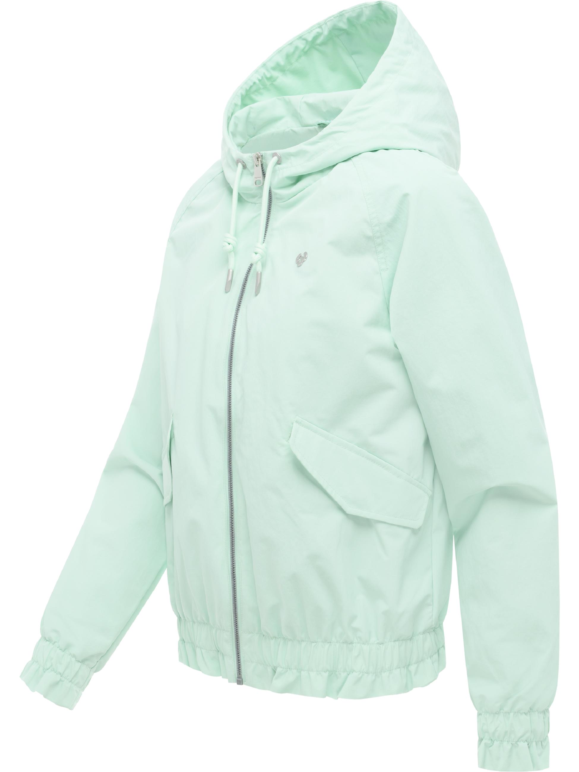 Wasserdichte Übergangsjacke mit Kapuze "Kissi" Mint