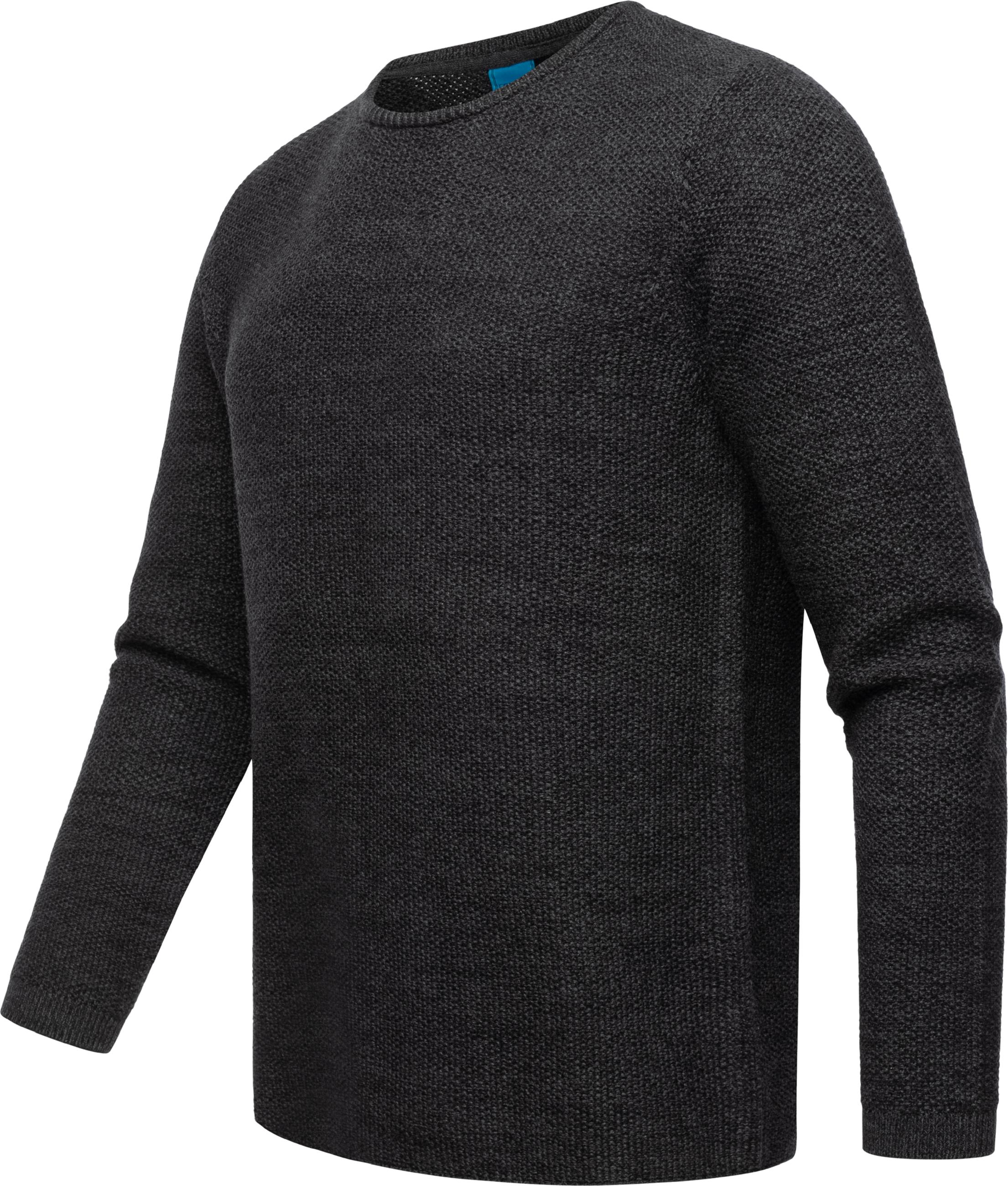 Basic Strickpullover "Knitson" Black