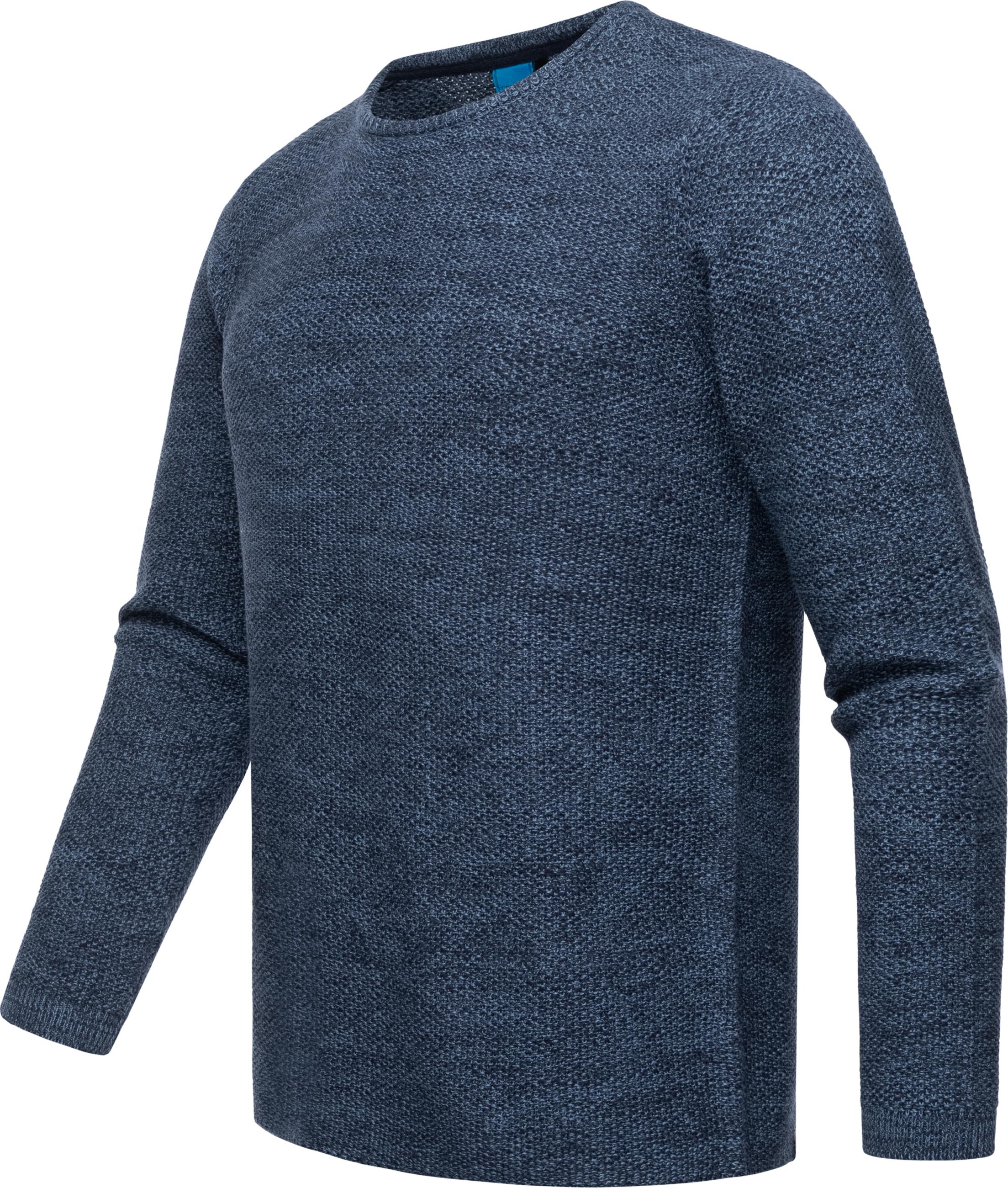 Basic Strickpullover "Knitson" Navy