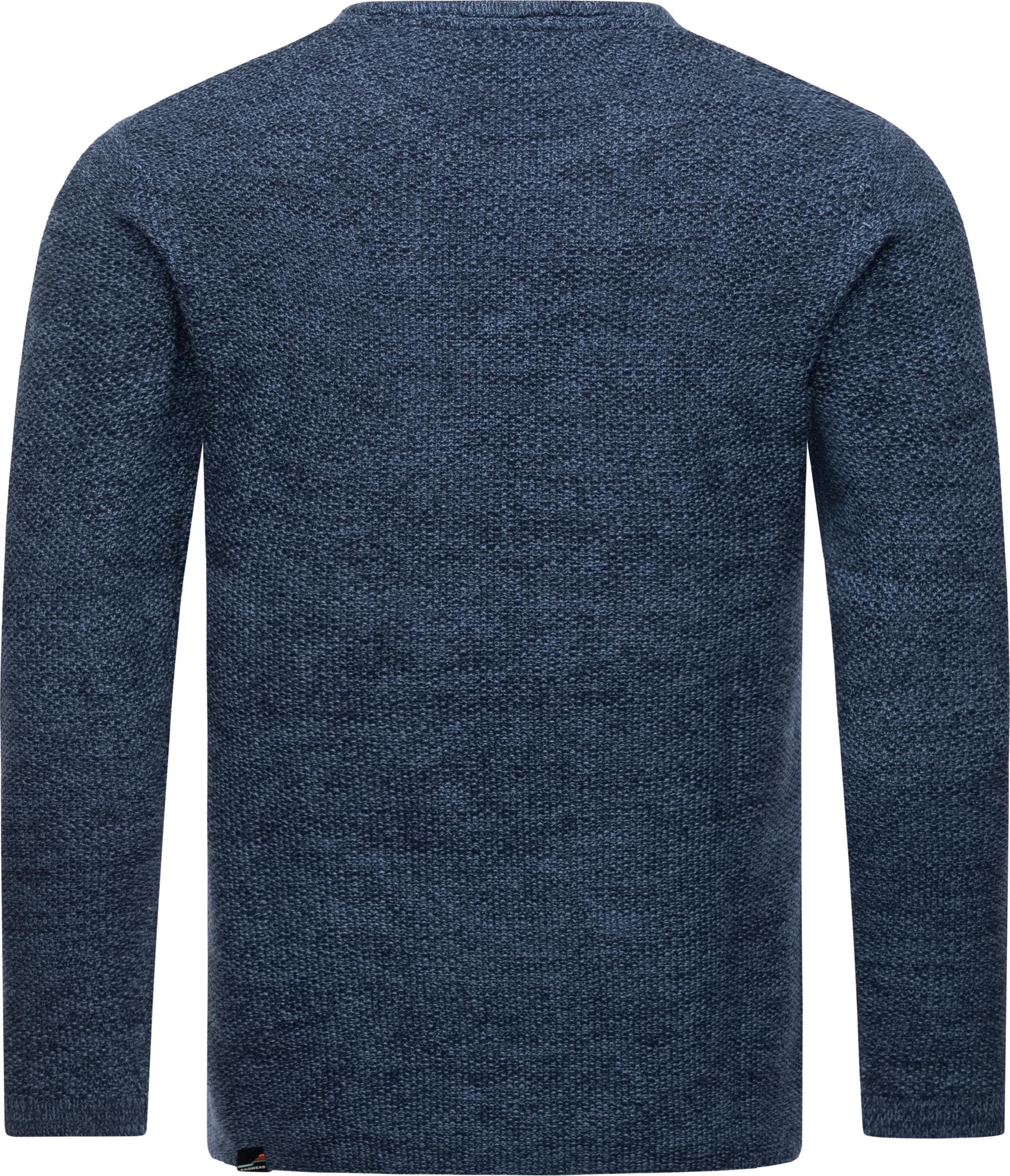 Basic Strickpullover "Knitson" Navy