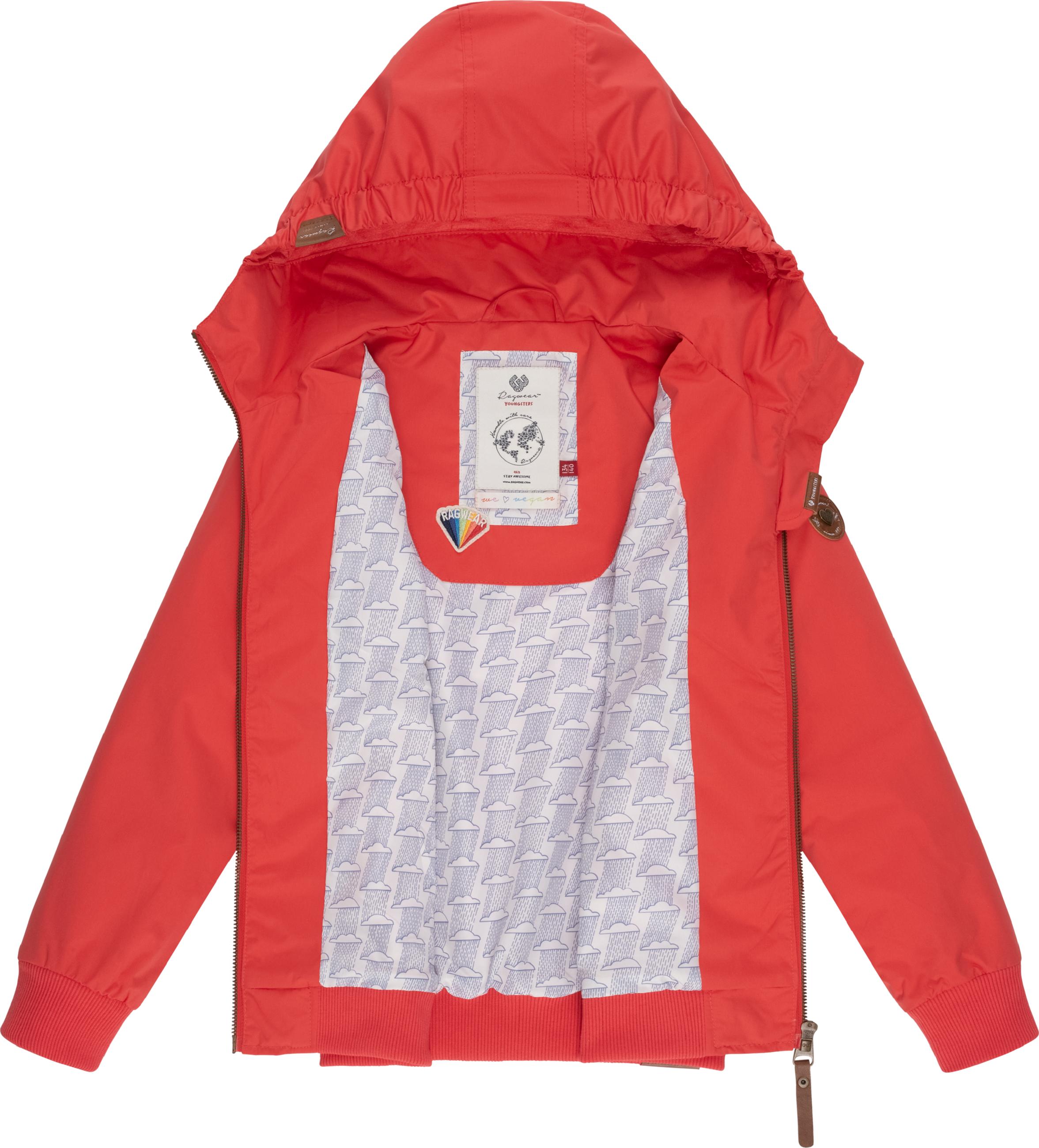 Leichte Übergangsjacke mit Kapuze "Kristla  II" Red