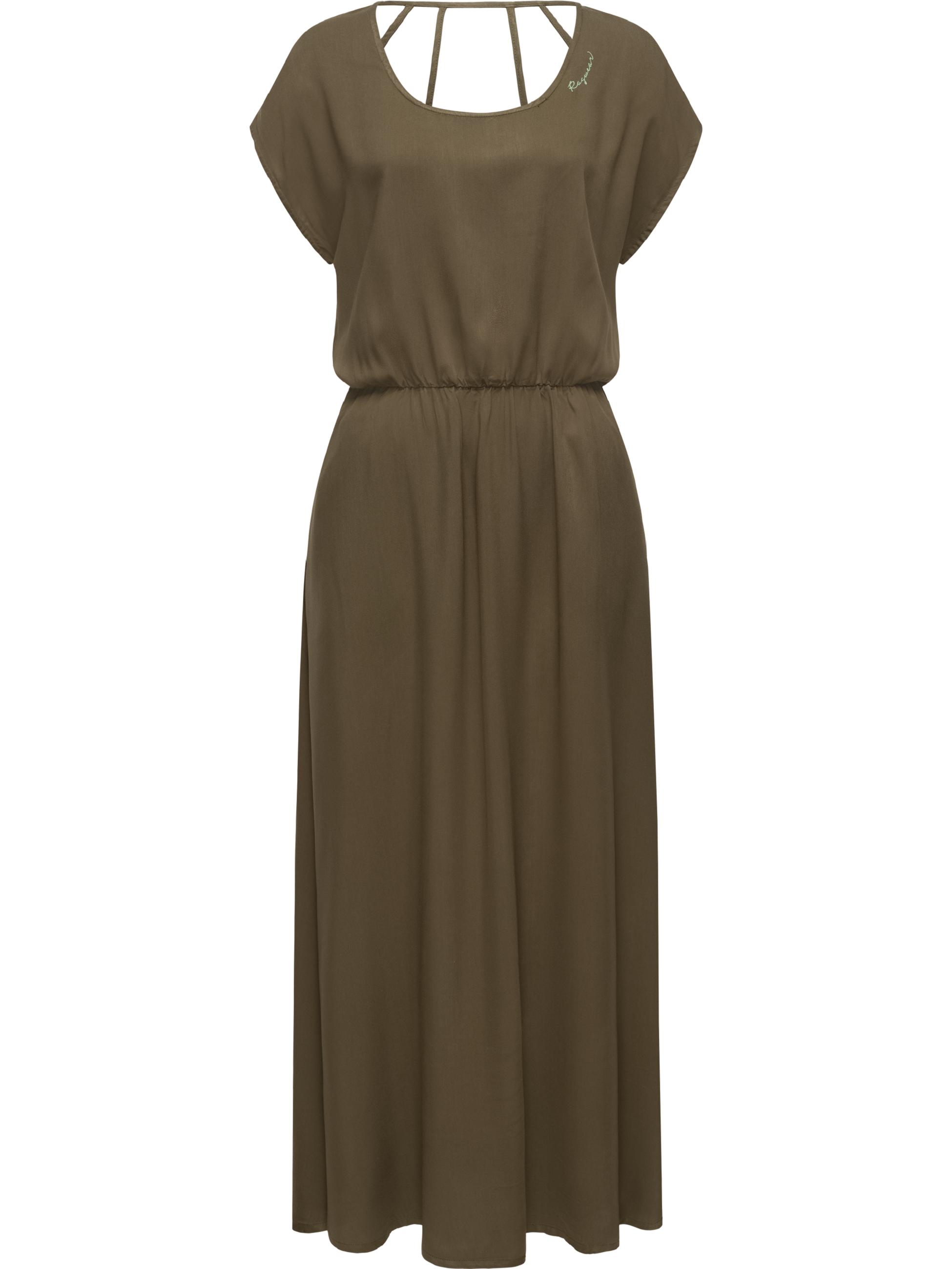 Langes Sommerkleid "Lalline" Olive