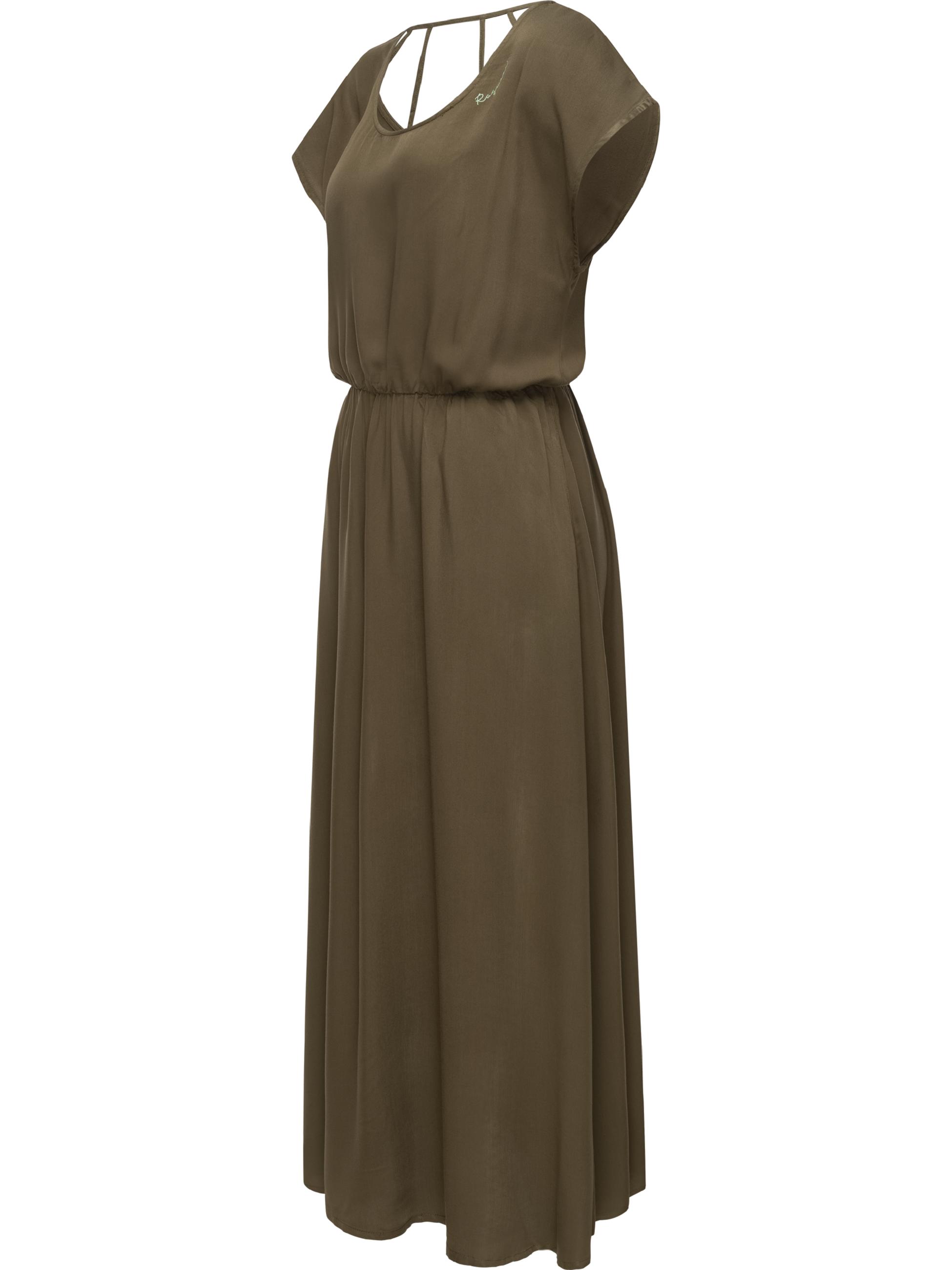 Langes Sommerkleid "Lalline" Olive