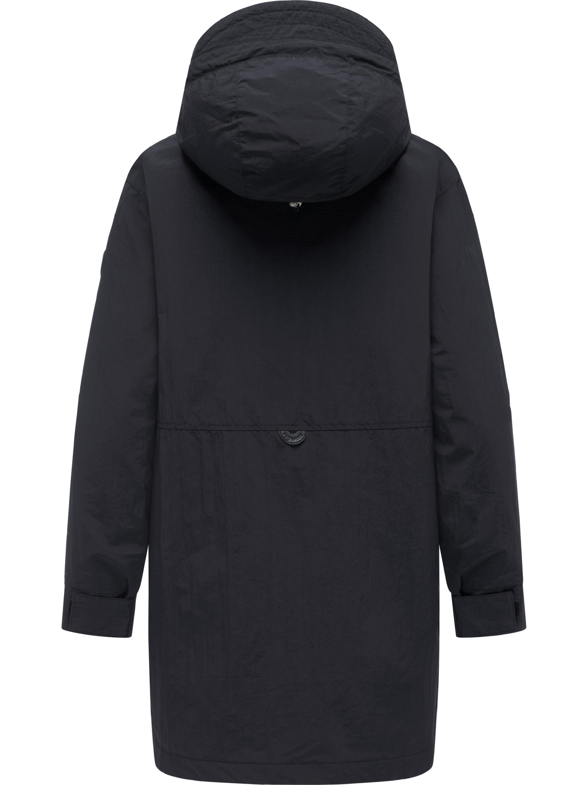 Übergangsparka mit Kapuze "Lamyja A" Black