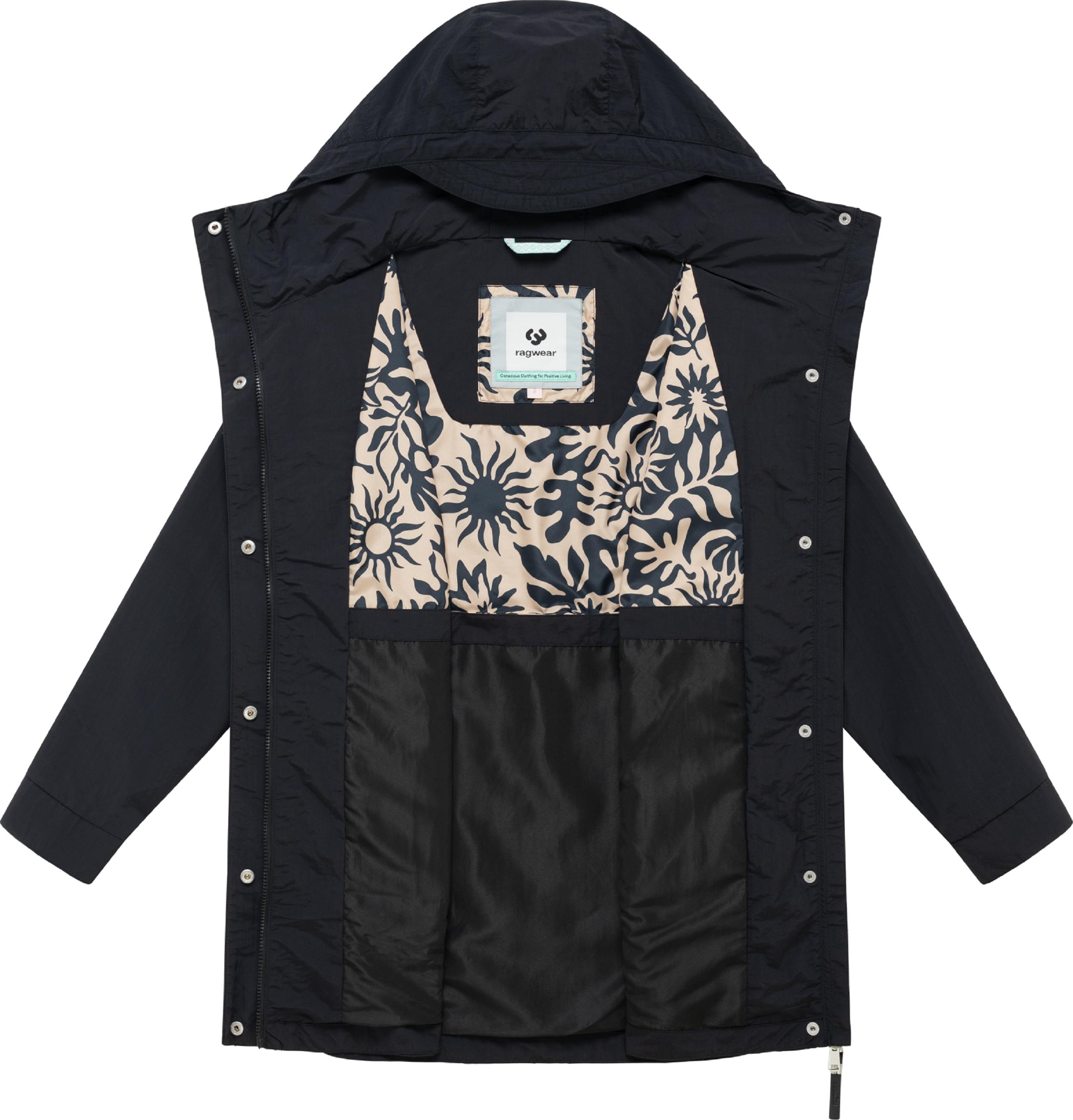 Übergangsparka mit Kapuze "Lamyja A" Black