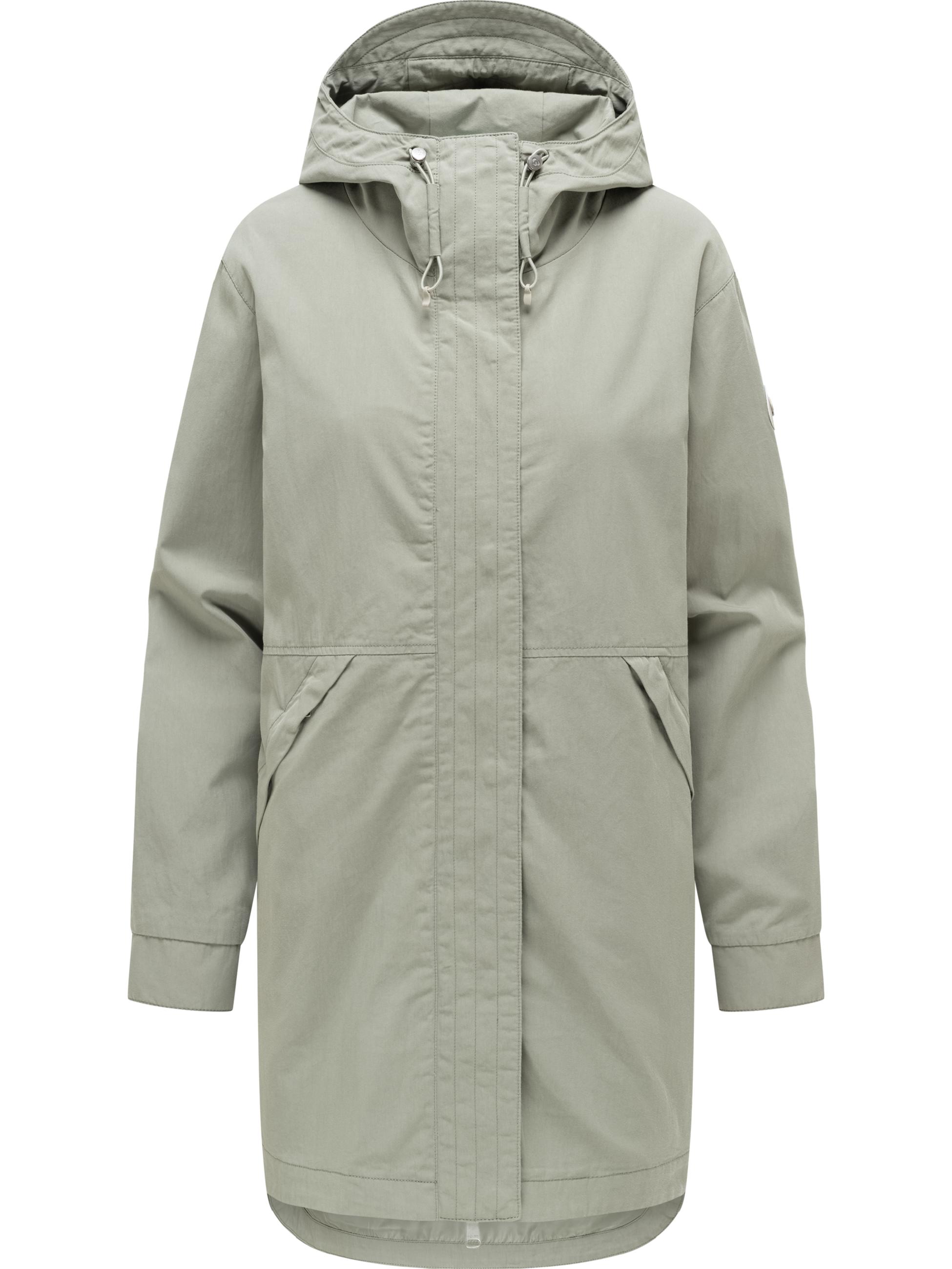 Übergangsparka mit Kapuze "Lamyja B" Dusty Olive