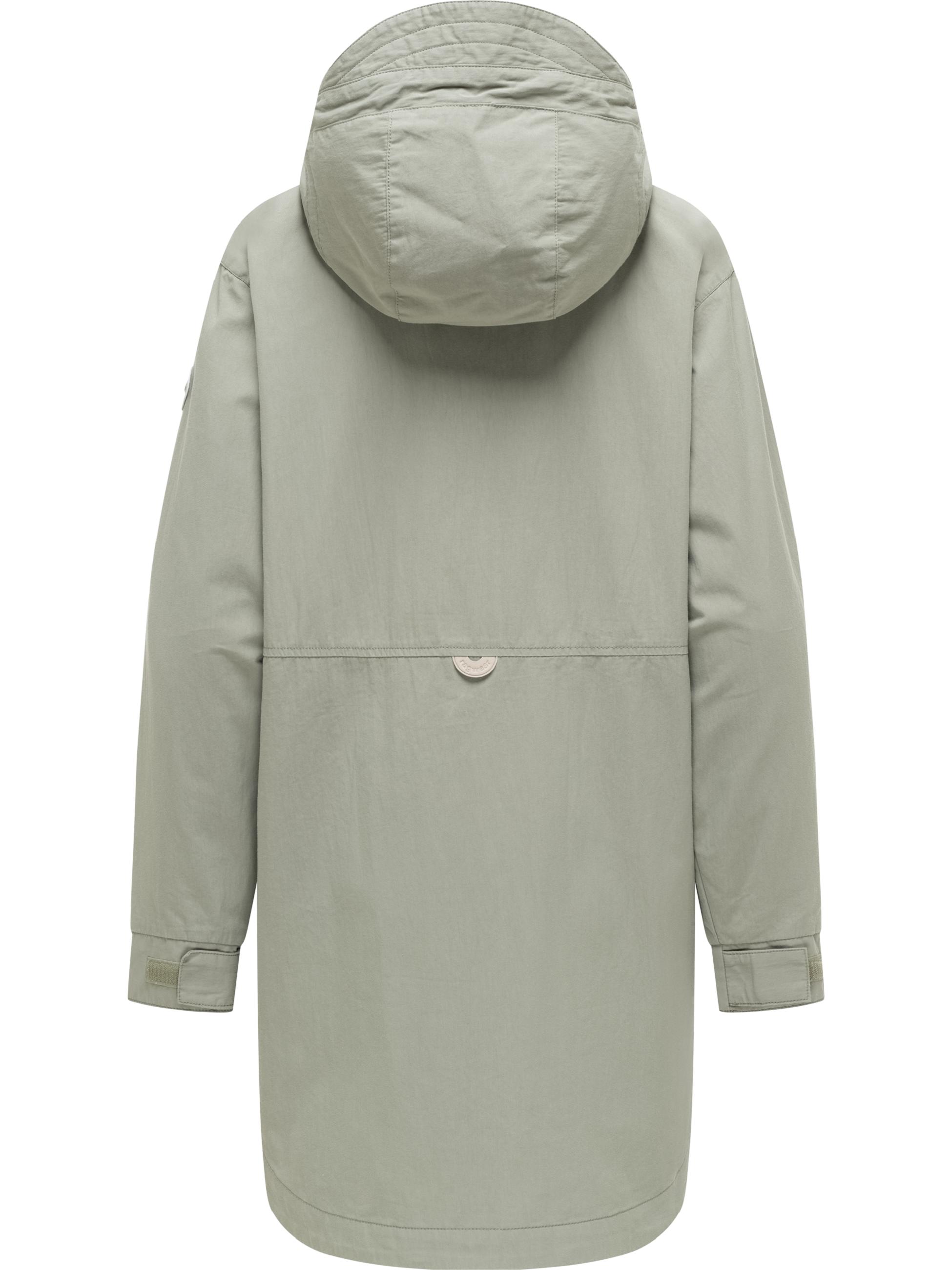 Übergangsparka mit Kapuze "Lamyja B" Dusty Olive