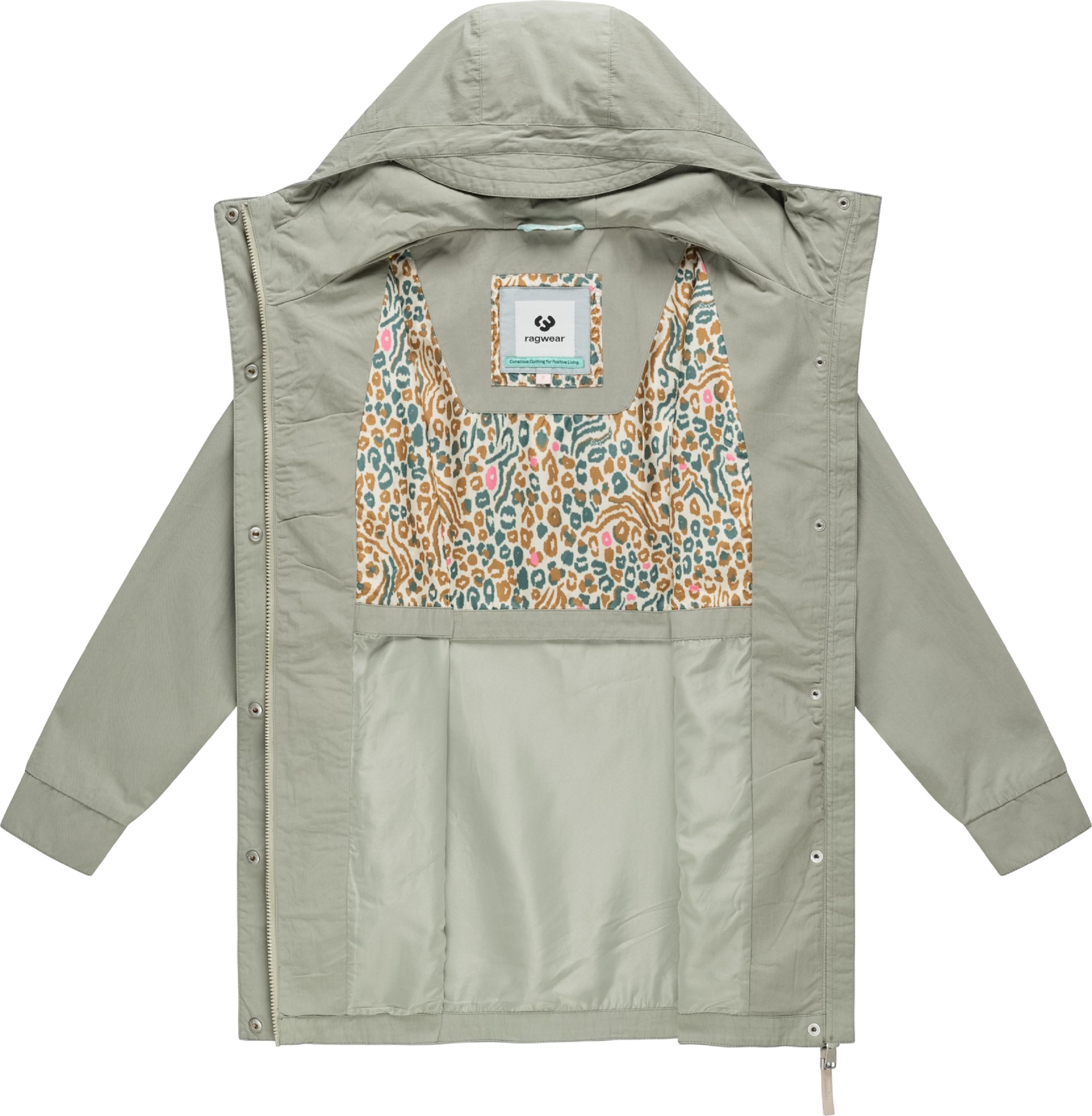 Übergangsparka mit Kapuze "Lamyja B" Dusty Olive