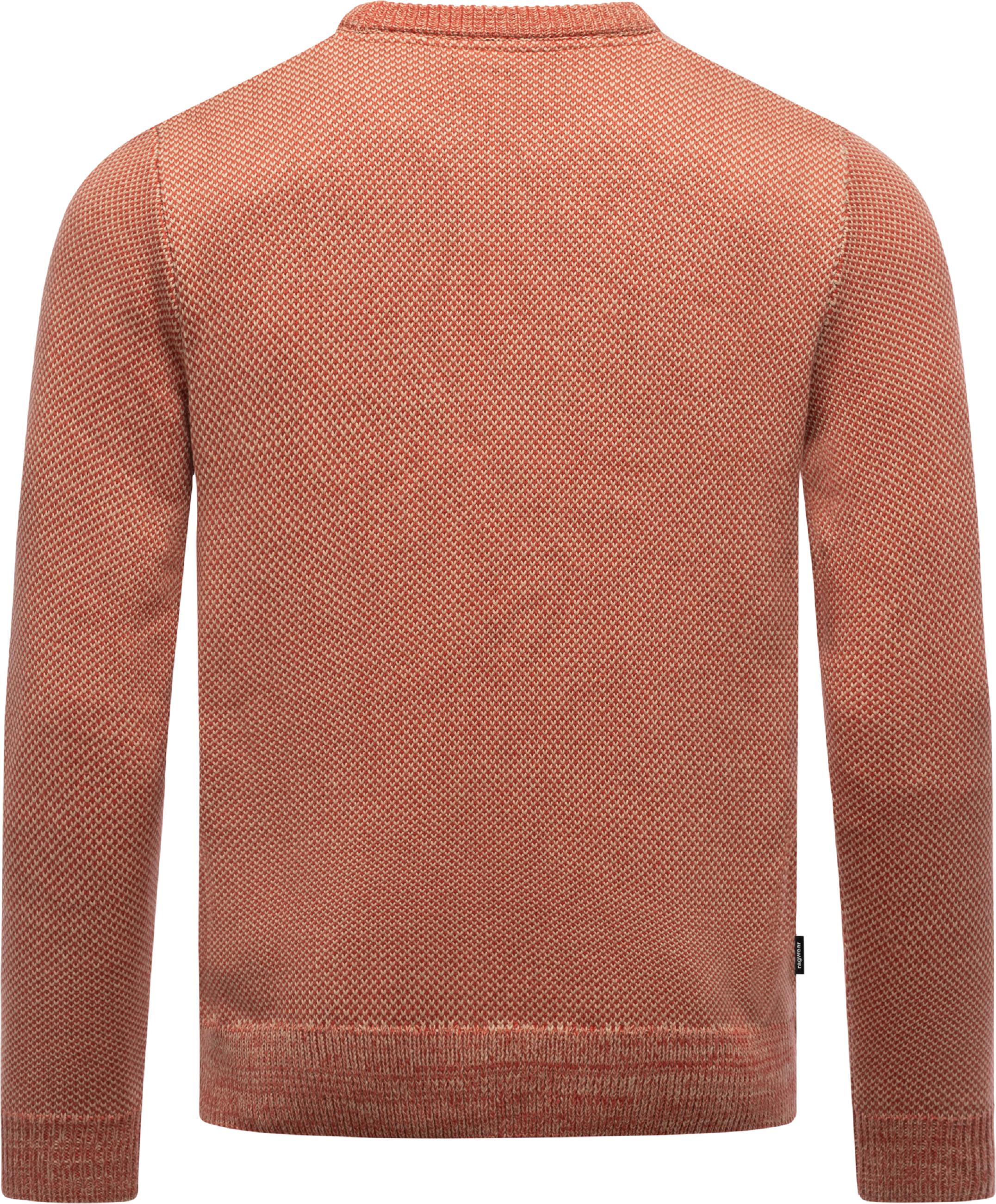 Melierter Strickpullover "Larrs" Terracotta25
