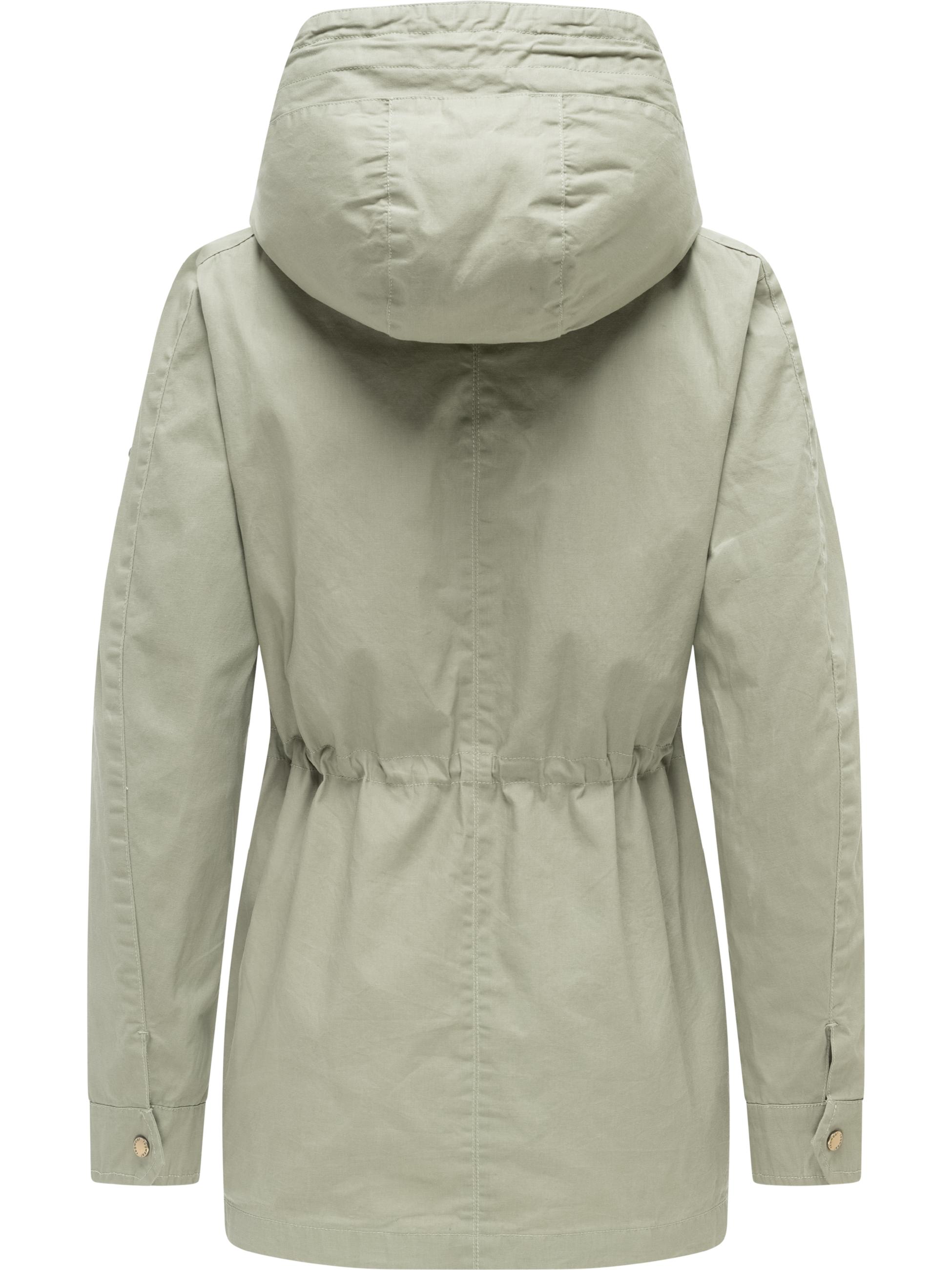 Übergangsparka mit Kapuze "Lenoa Vintage" Dusty Olive