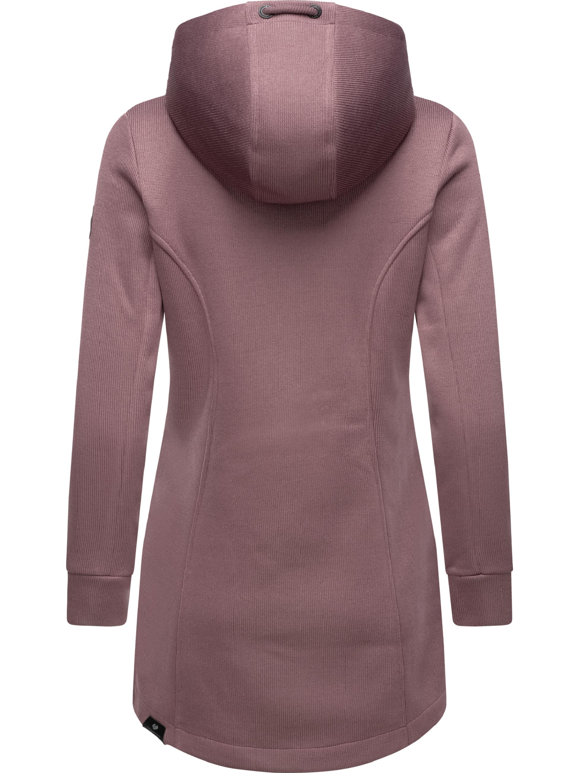 Sweat-Übergangsmantel mit Kapuze "Letti Bonded" Mauve24