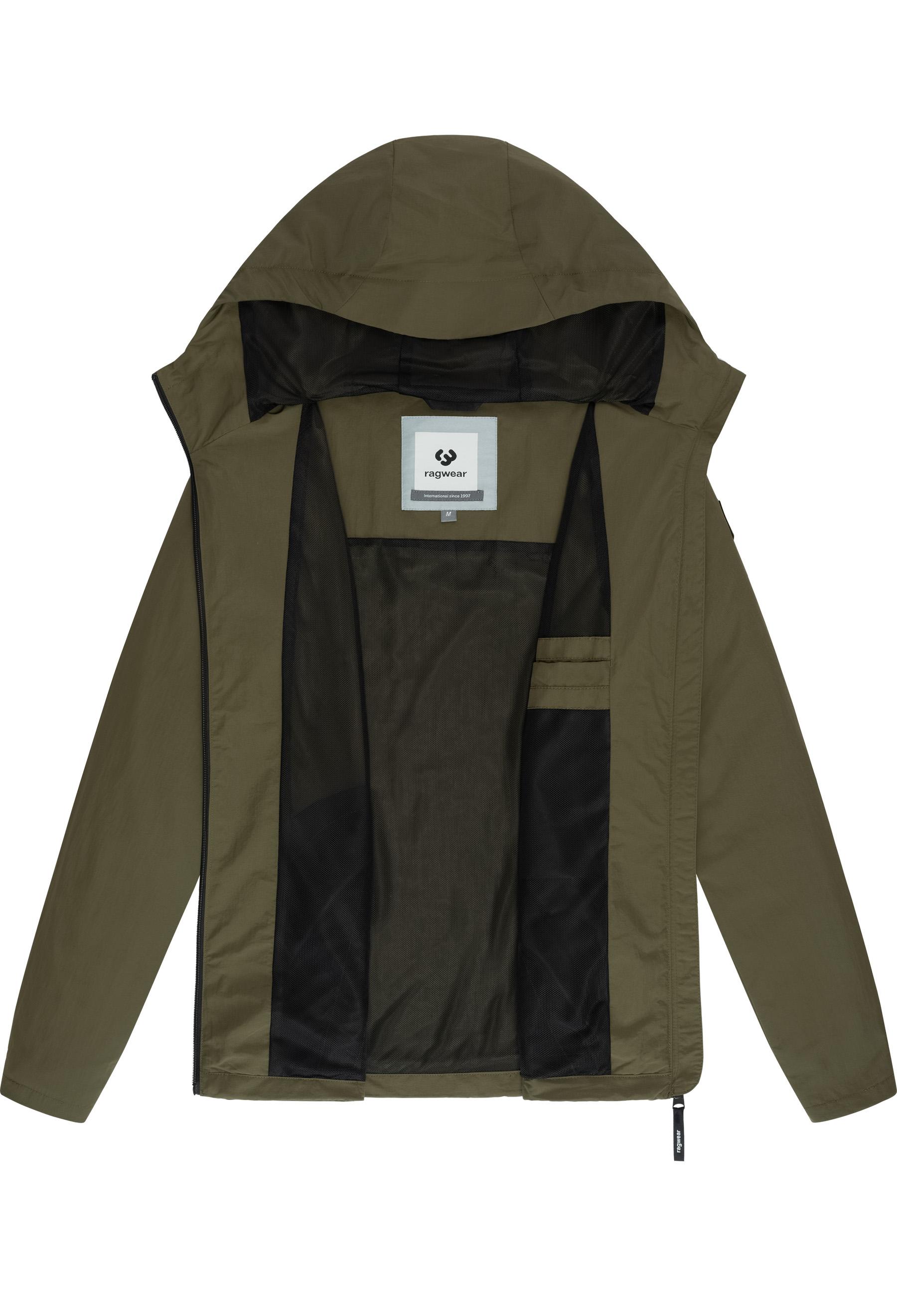 Leichte Übergangsjacke mit Kapuze "Lewie" Dark Olive