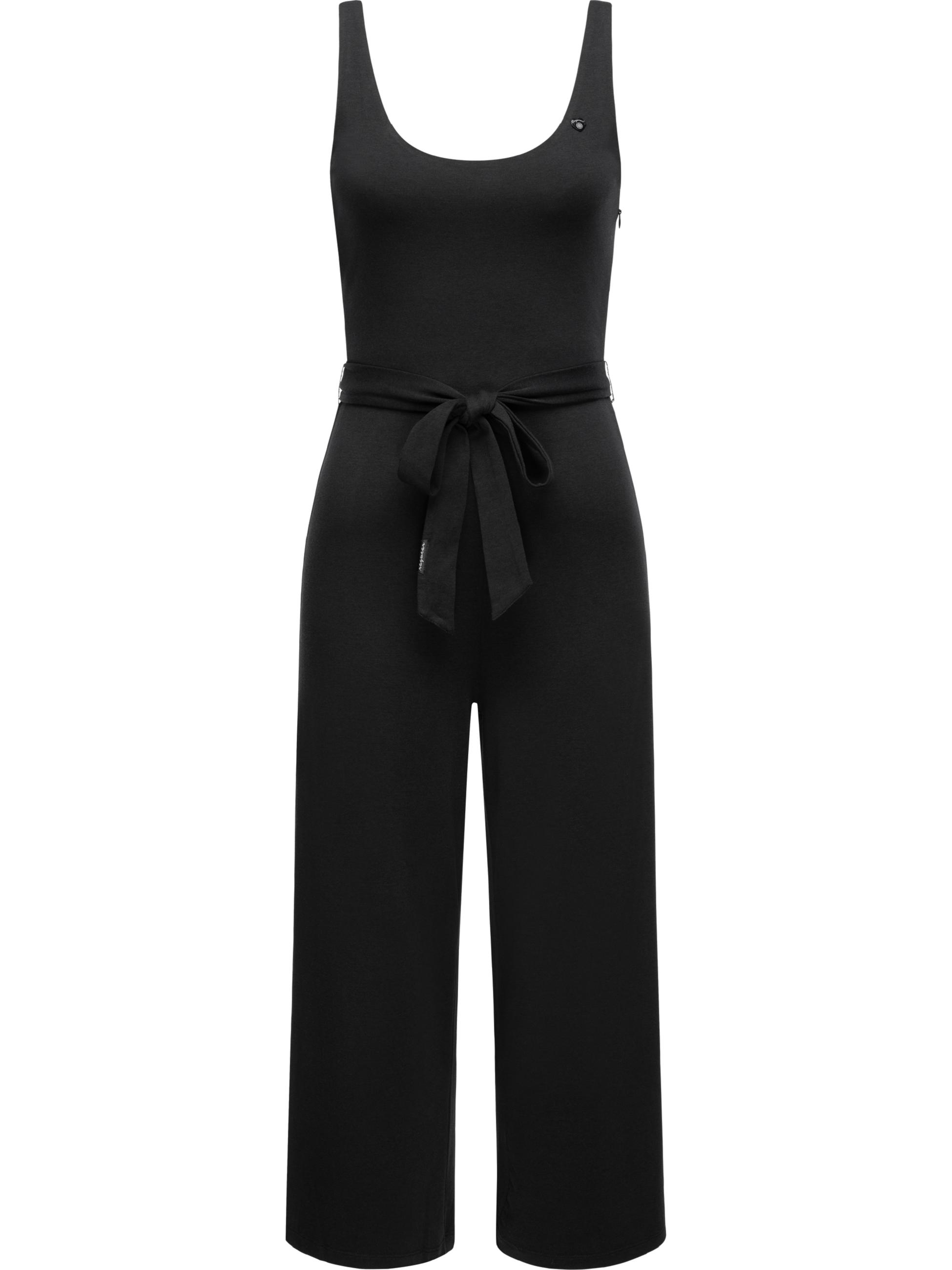 Jumpsuit mit Tailllen-Bindegürtel "Lisseta" Black