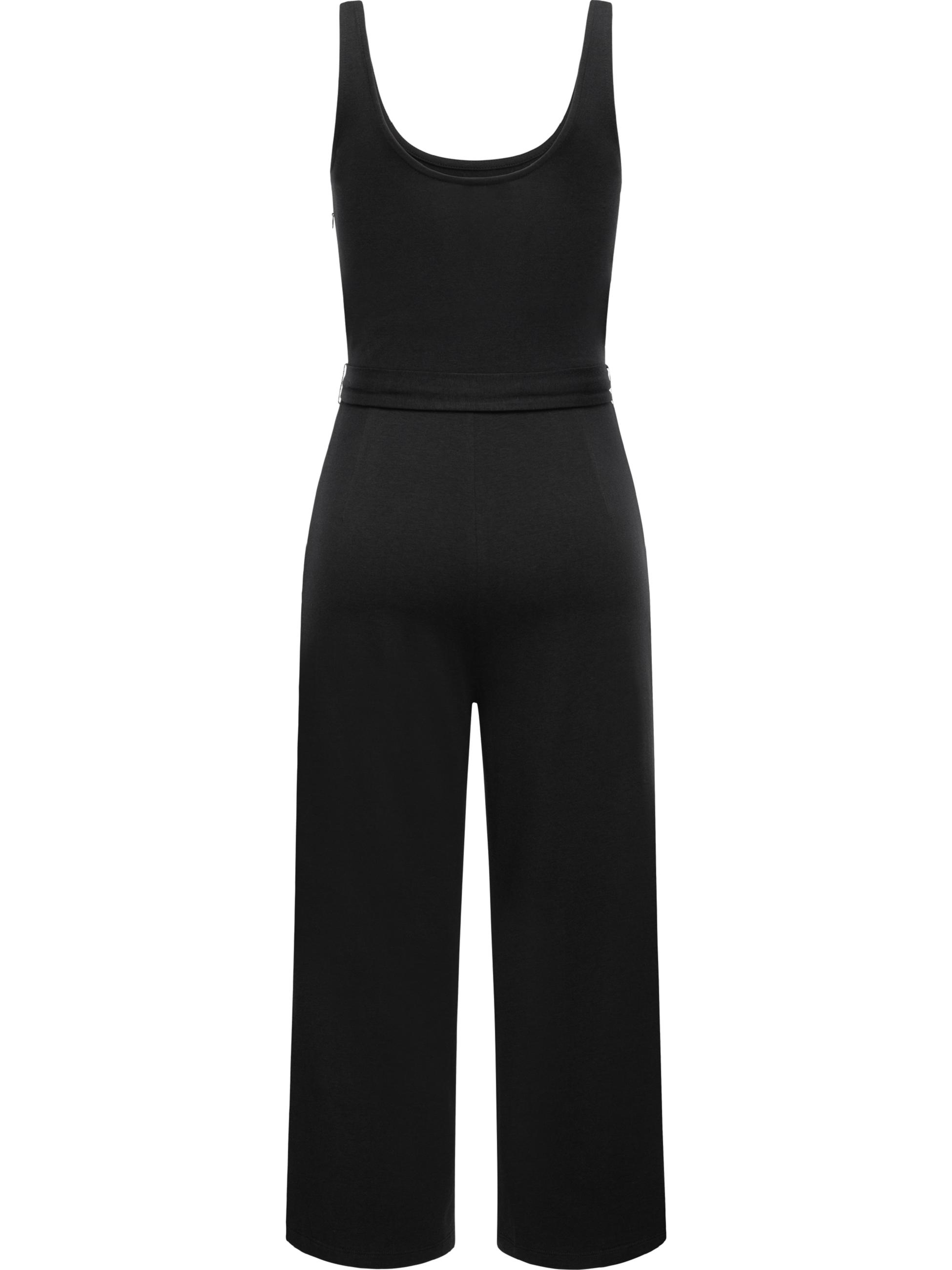 Jumpsuit mit Tailllen-Bindegürtel "Lisseta" Black