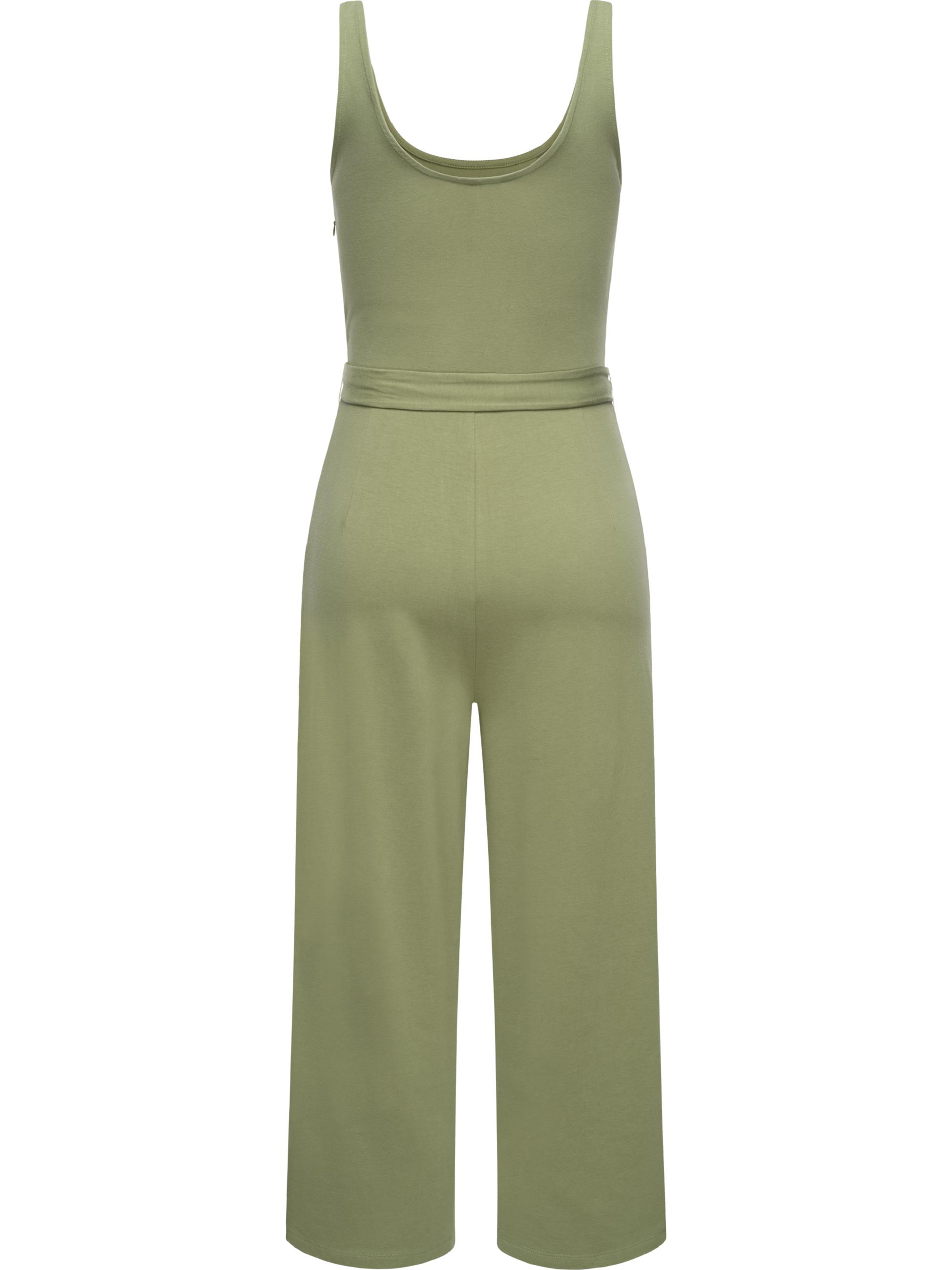 Jumpsuit mit Tailllen-Bindegürtel "Lisseta" Olive