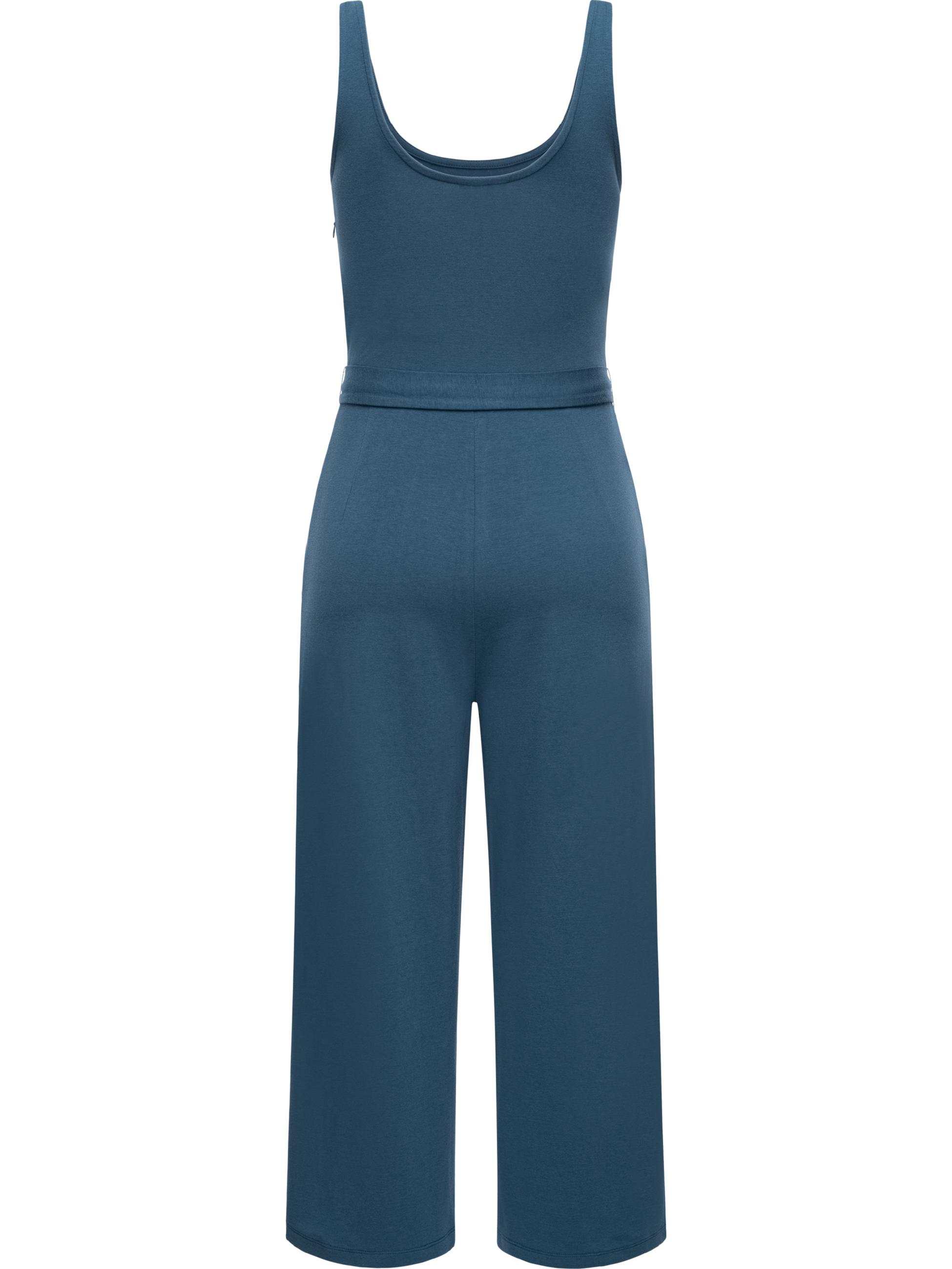 Jumpsuit mit Tailllen-Bindegürtel "Lisseta" Petrol