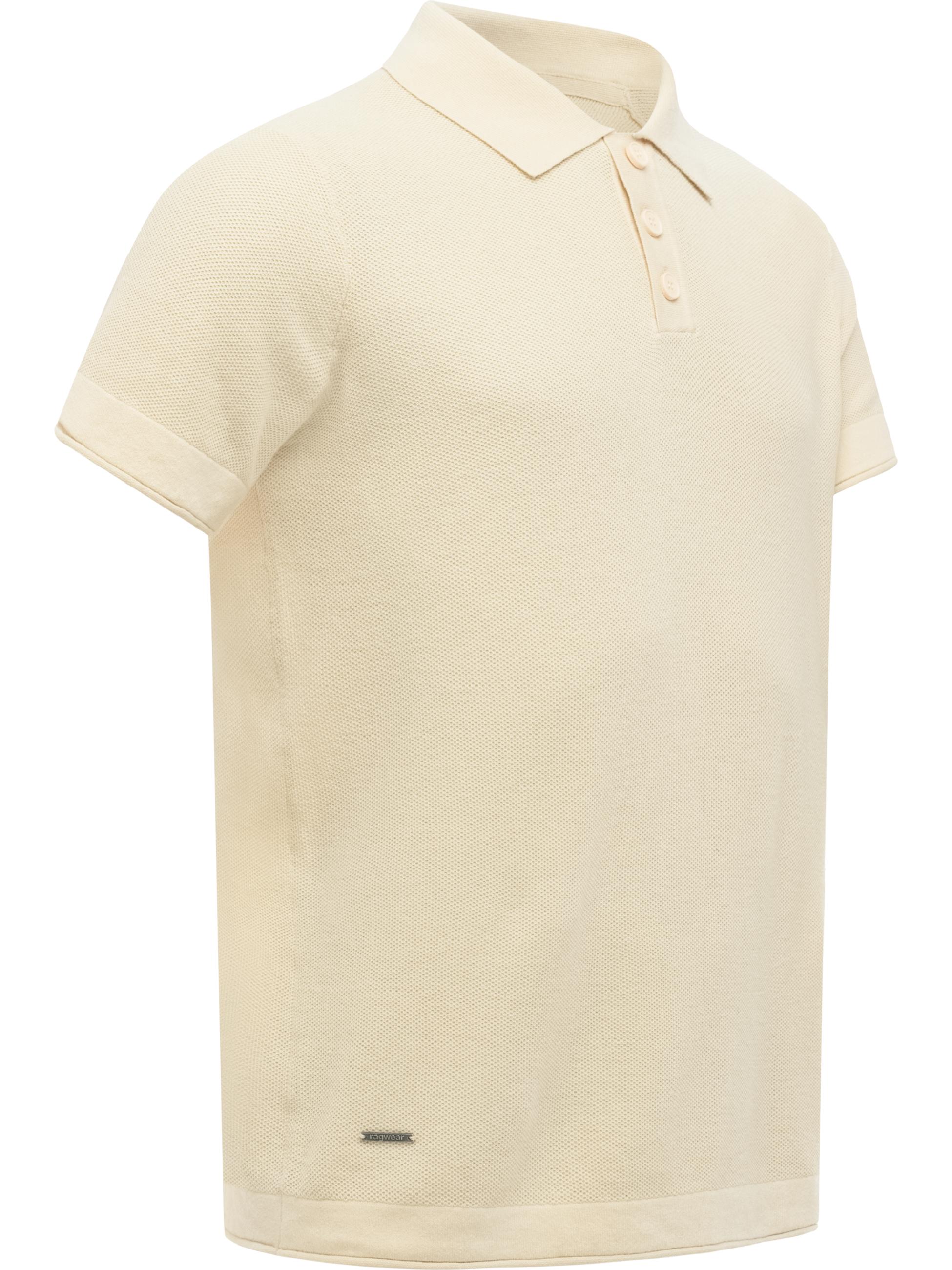 T-Shirt mit Hemdkragen "Lorien" Ecru