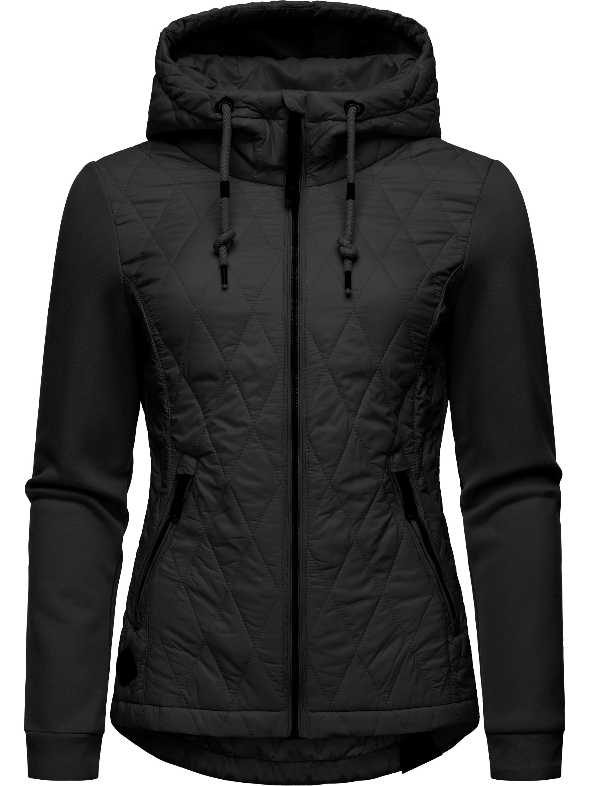 Leichte Steppjacke mit Kapuze "Lucinda" Black024