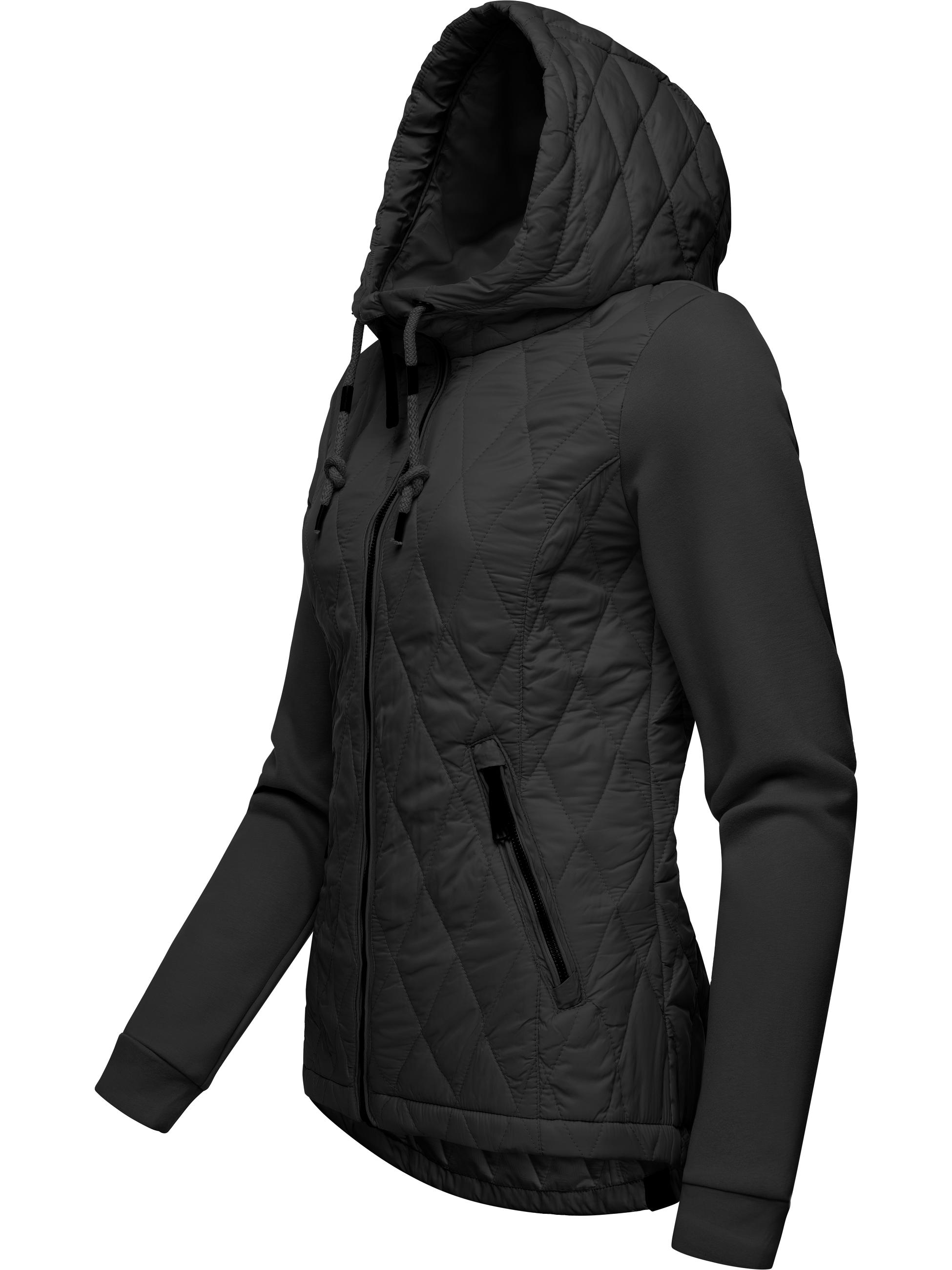 Leichte Steppjacke mit Kapuze "Lucinda" Black024