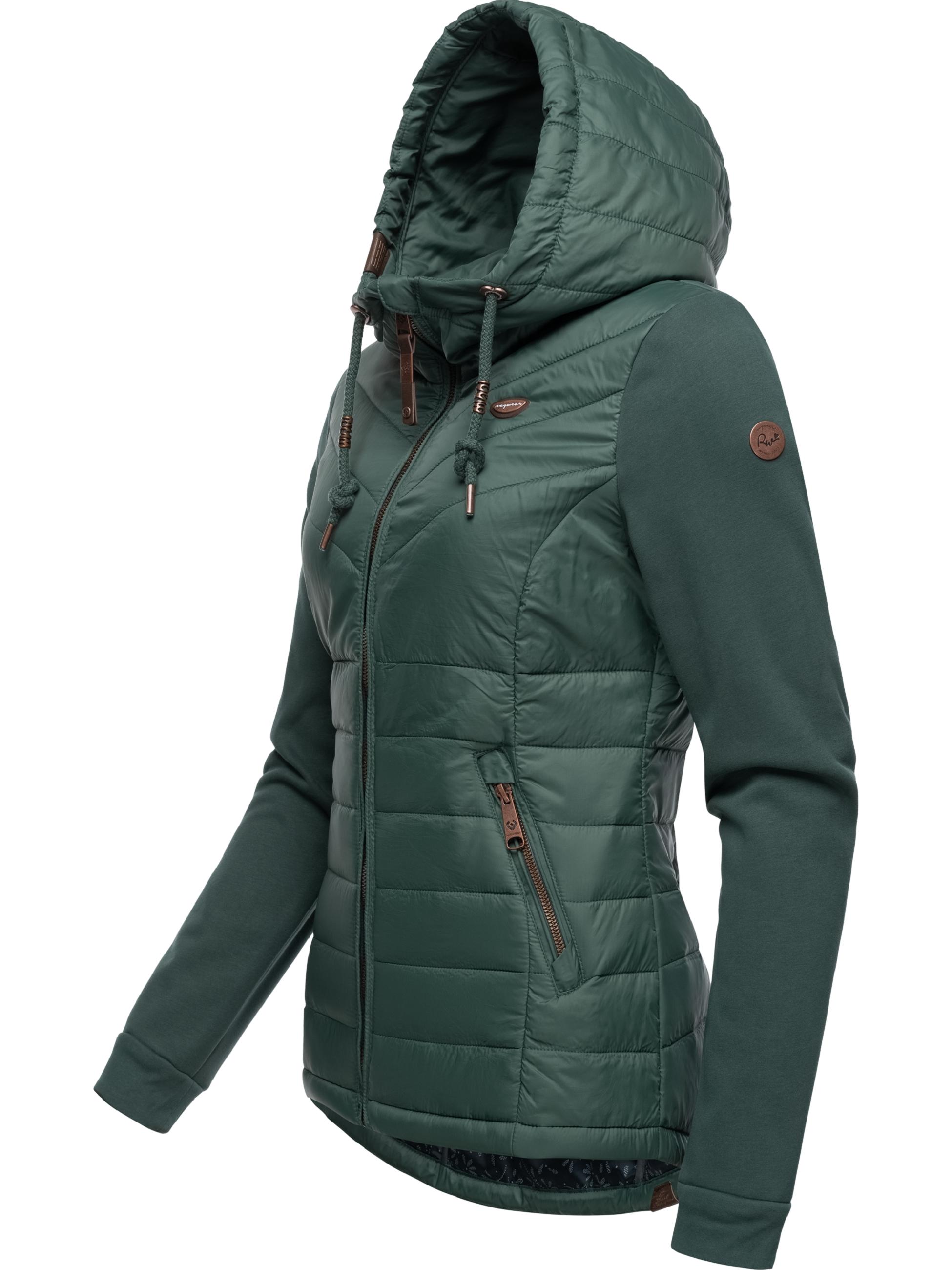 Leichte Steppjacke mit Kapuze "Lucinda" Dark Green23