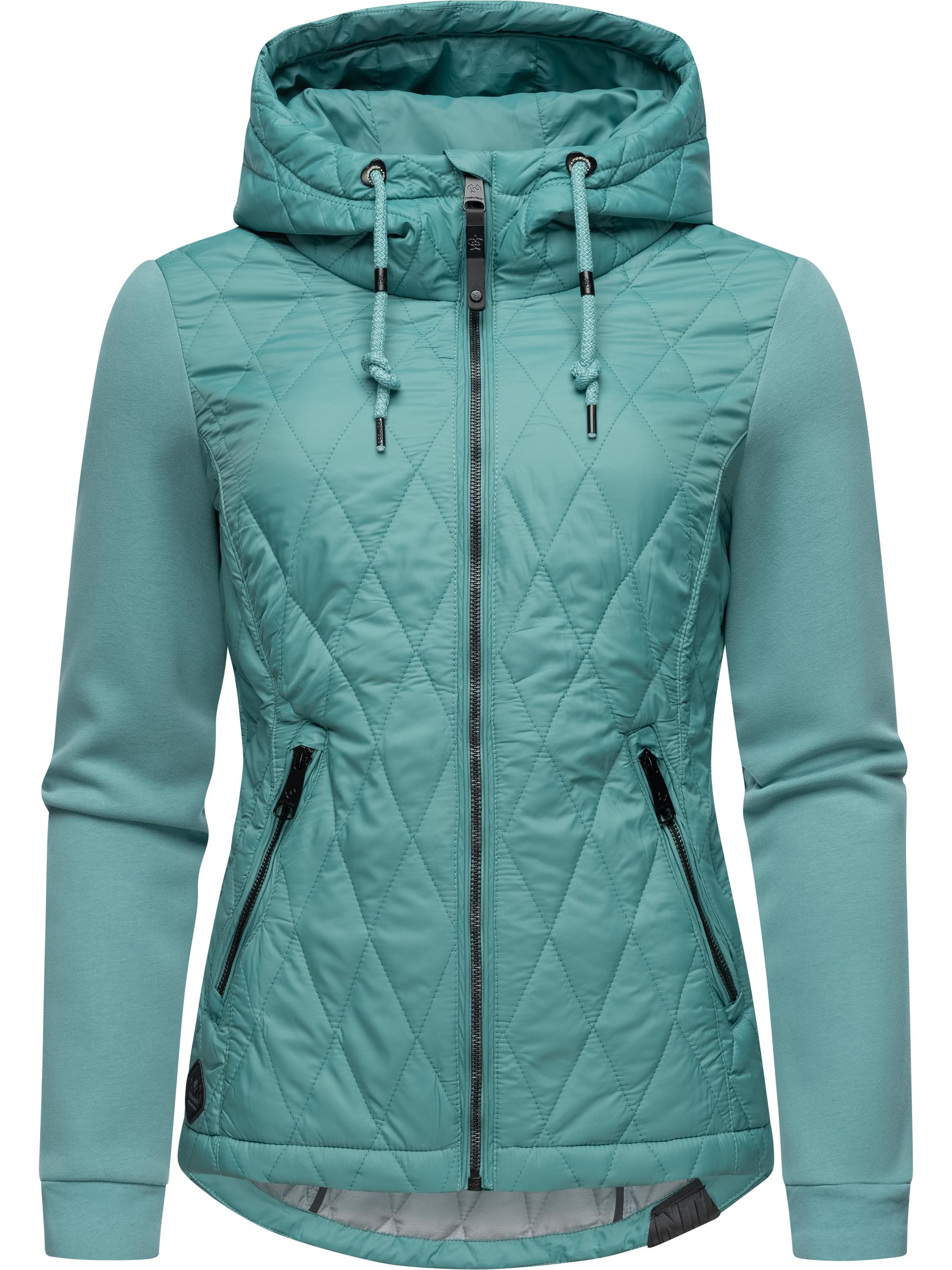 Leichte Steppjacke mit Kapuze "Lucinda" Ocean Green024