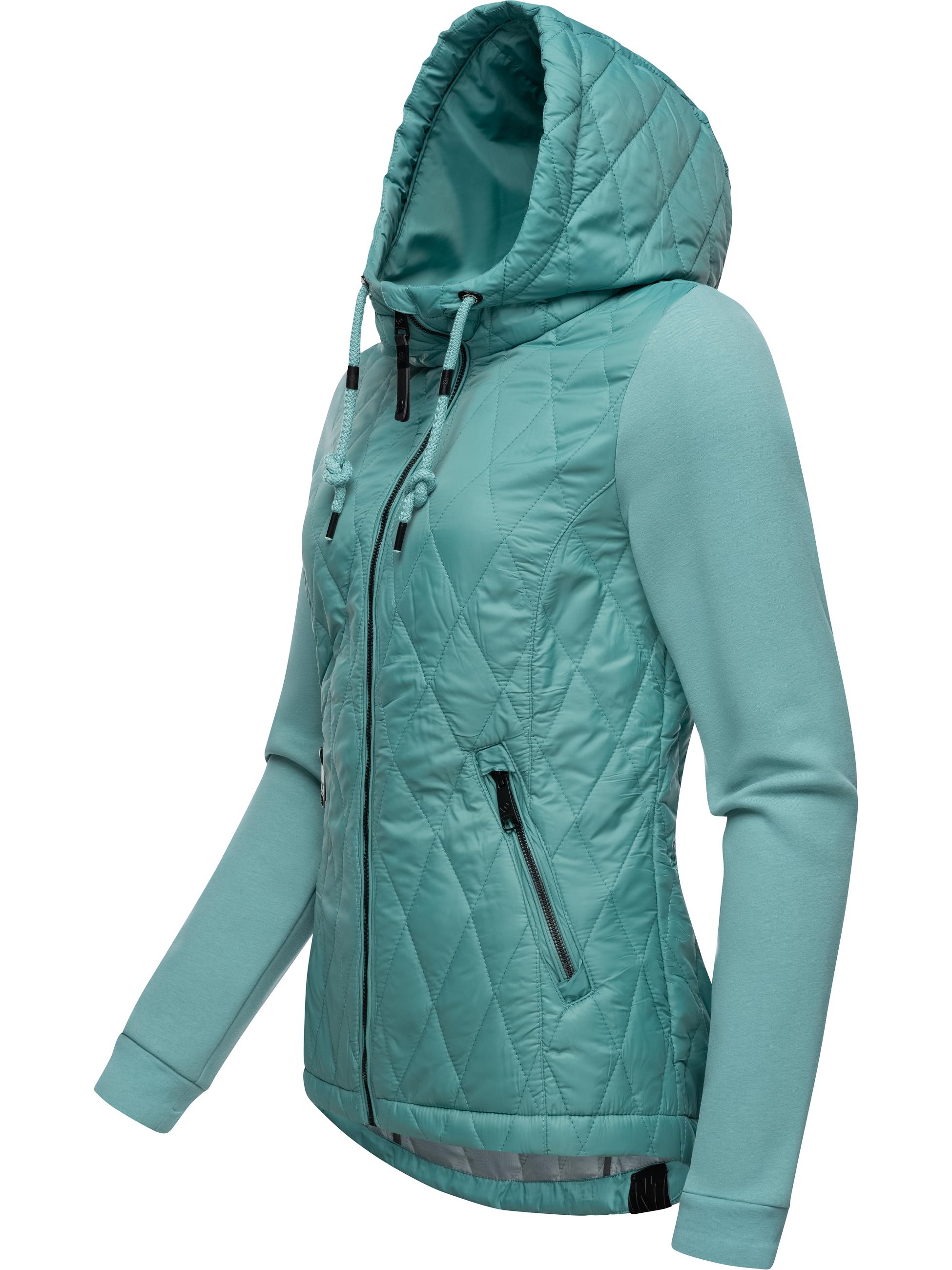 Leichte Steppjacke mit Kapuze "Lucinda" Ocean Green024