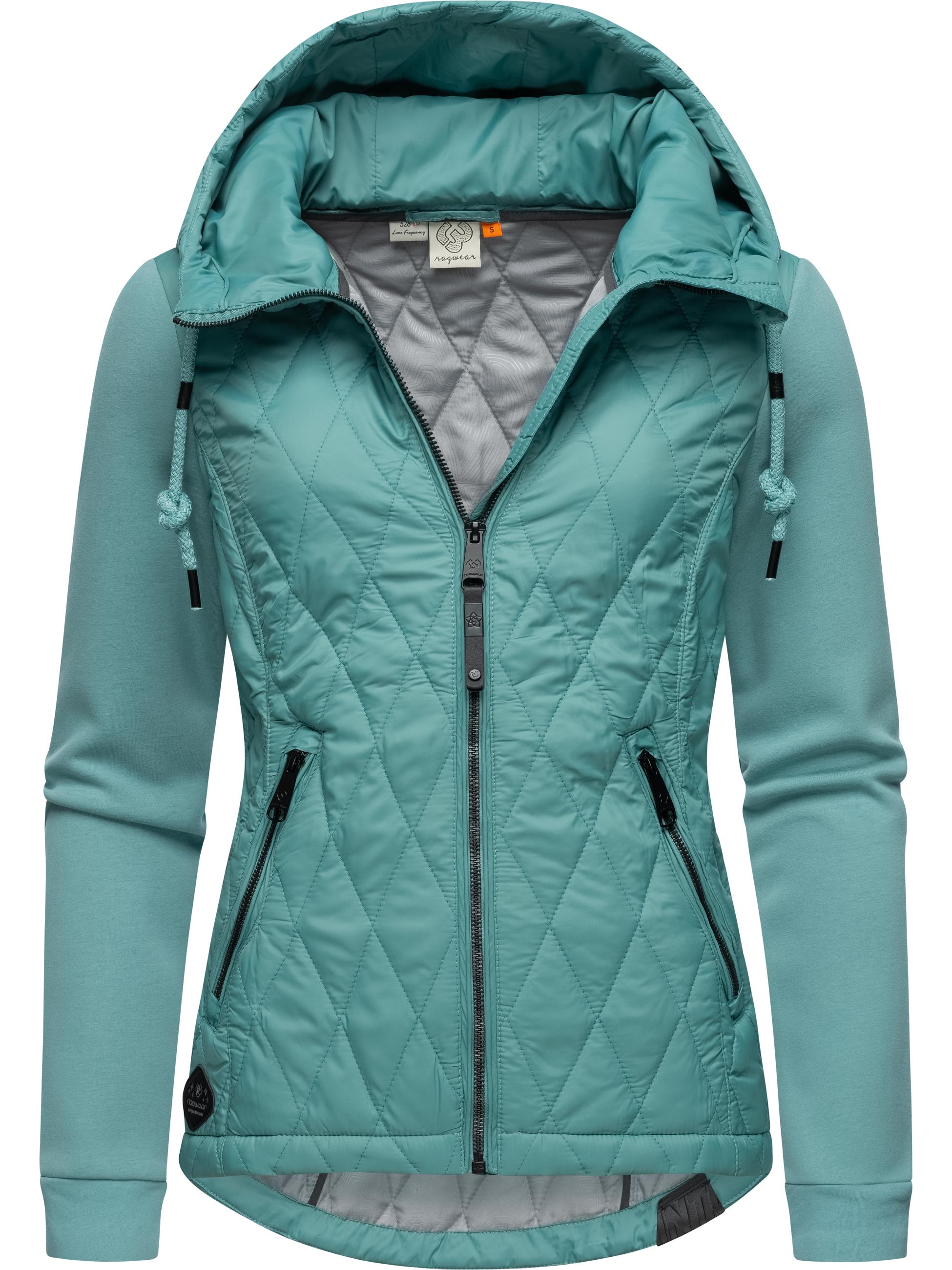 Leichte Steppjacke mit Kapuze "Lucinda" Ocean Green024