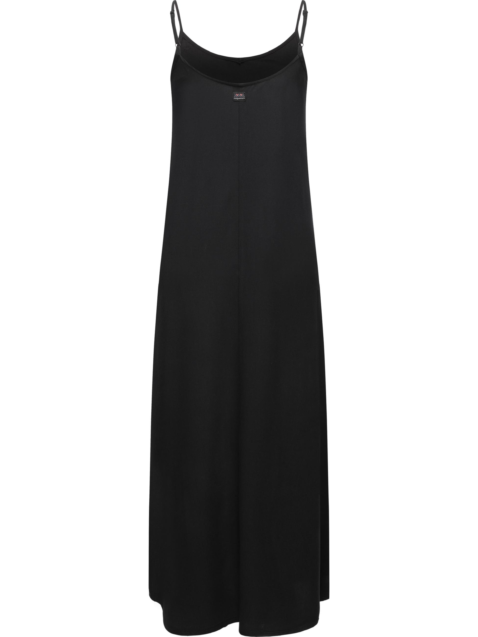 Ragwear Damen Kleid Dress Sommerkleid lang Ludvika Black24