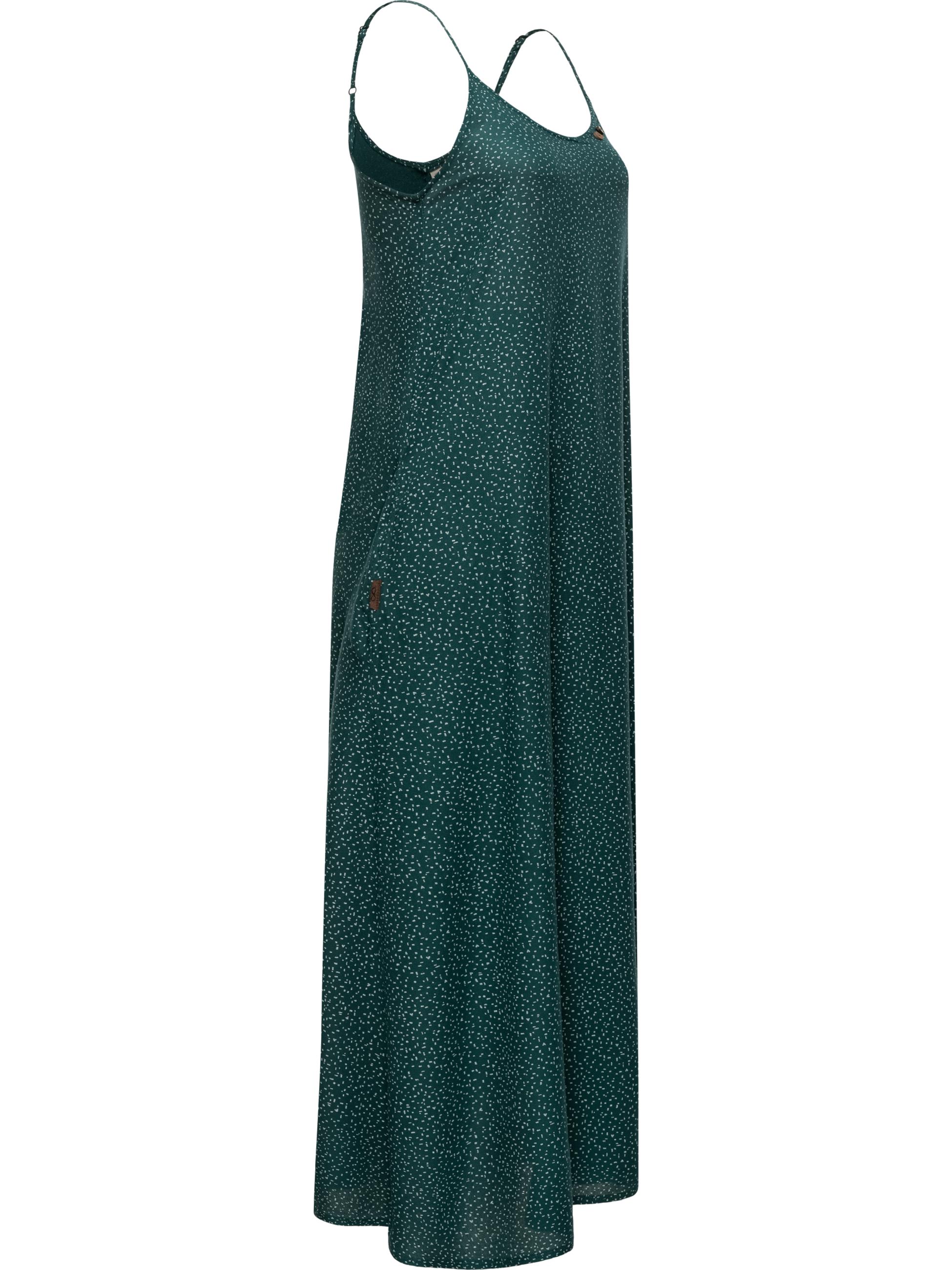 Ragwear Damen Kleid Dress Sommerkleid lang Ludvika Dark Green23