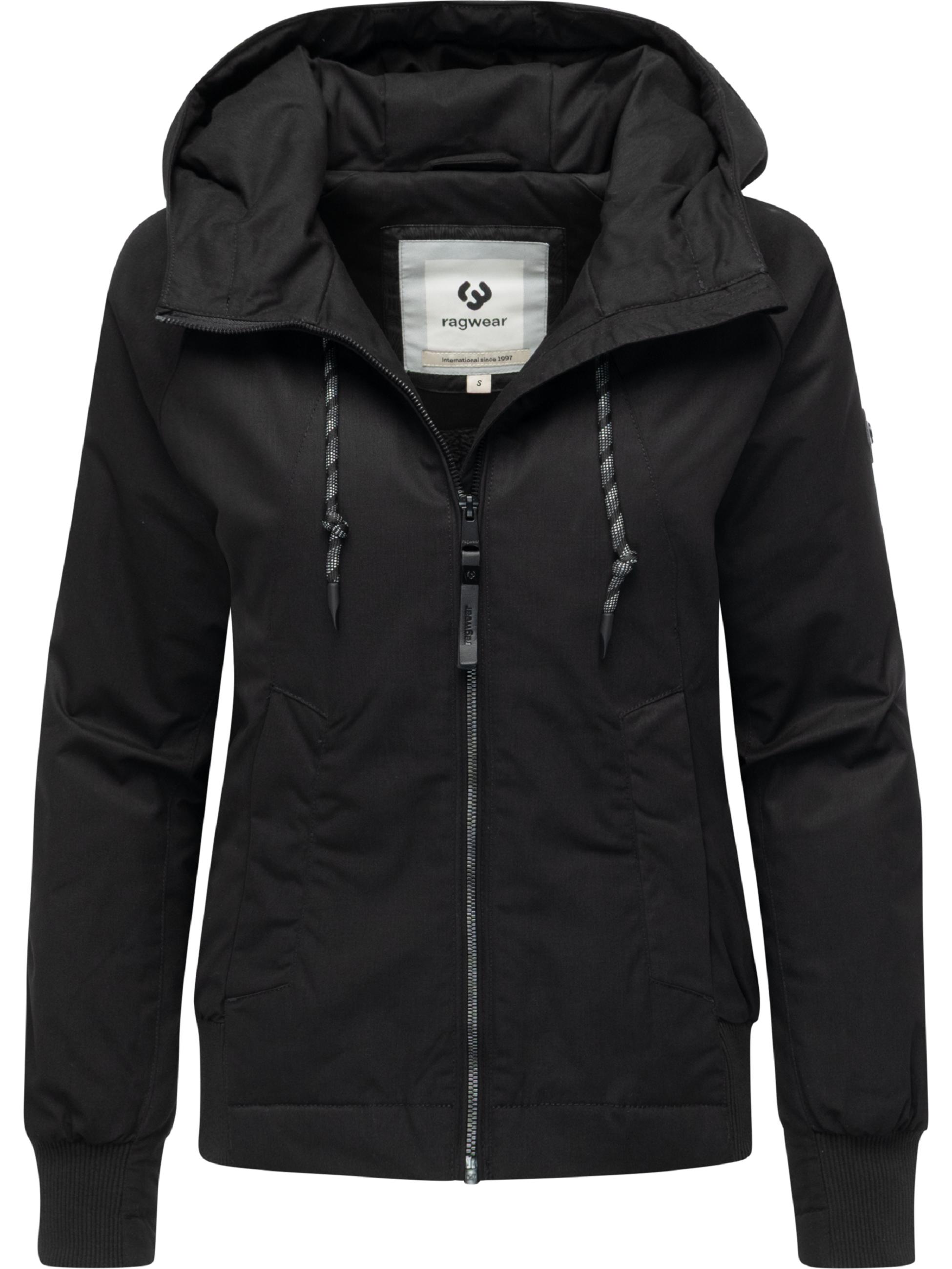 Gefütterte Übergangsjacke mit Kapuze "Lumie YOUMODO" Black