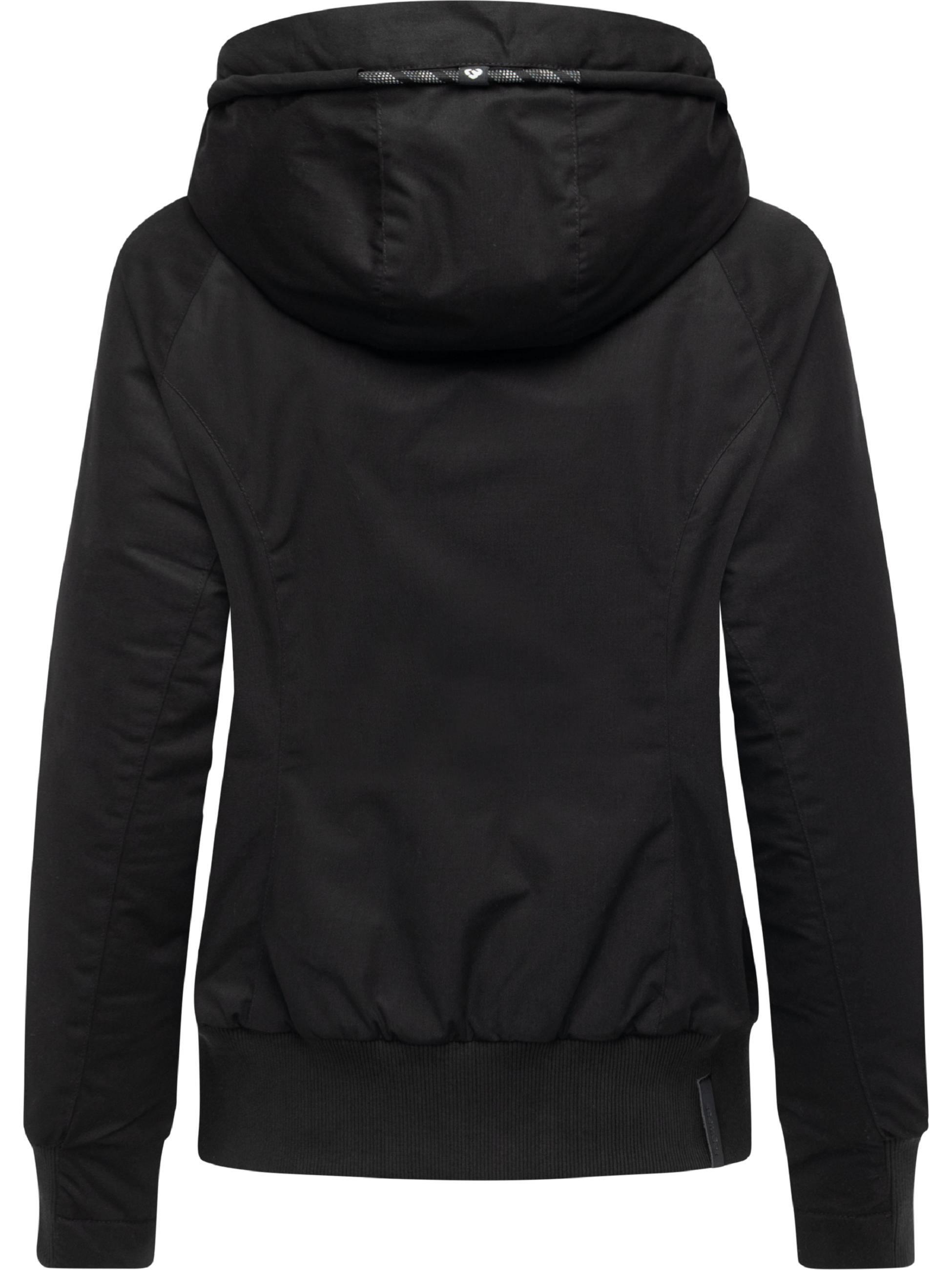 Gefütterte Übergangsjacke mit Kapuze "Lumie YOUMODO" Black