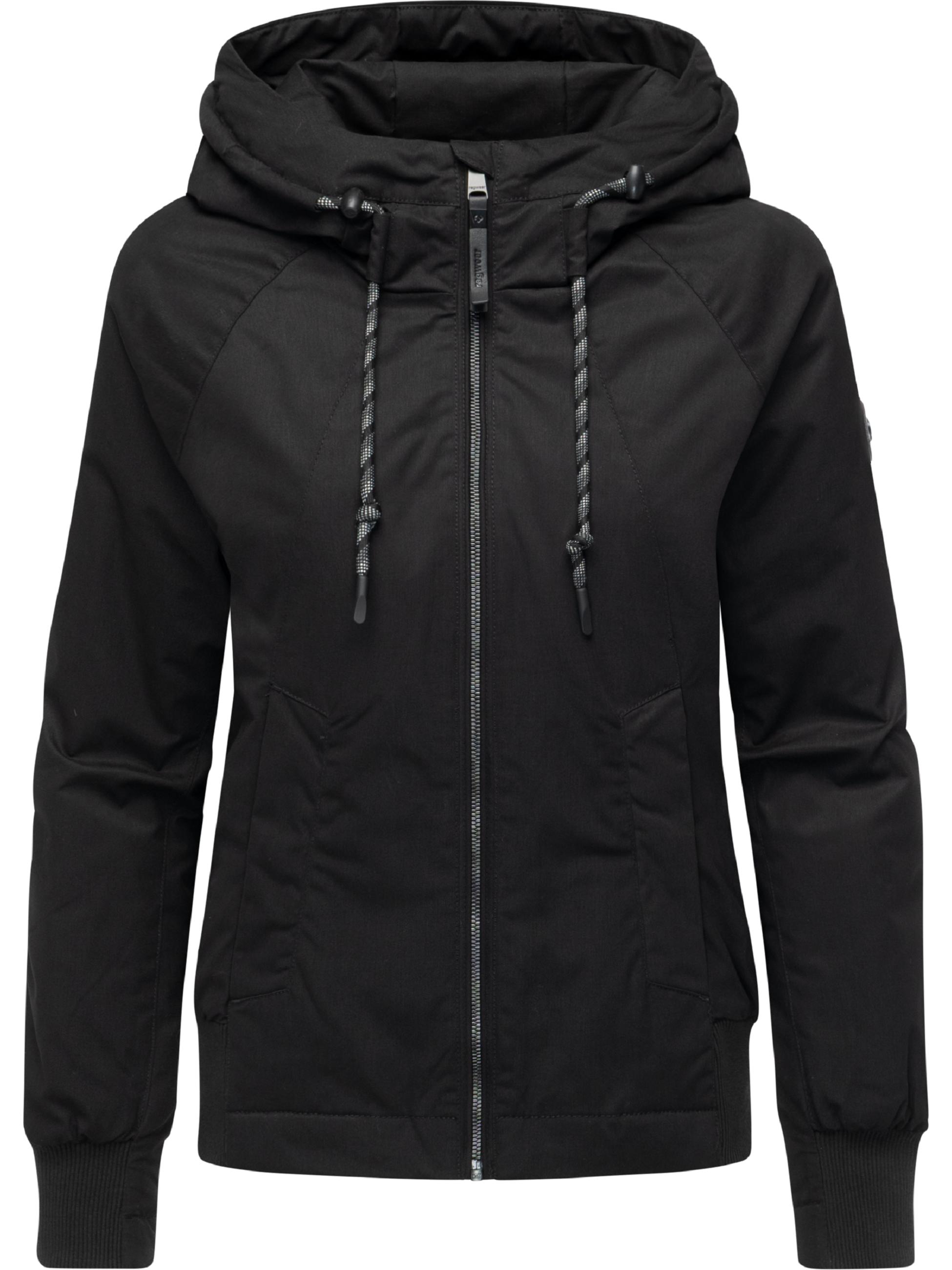 Gefütterte Übergangsjacke mit Kapuze "Lumie YOUMODO" Black