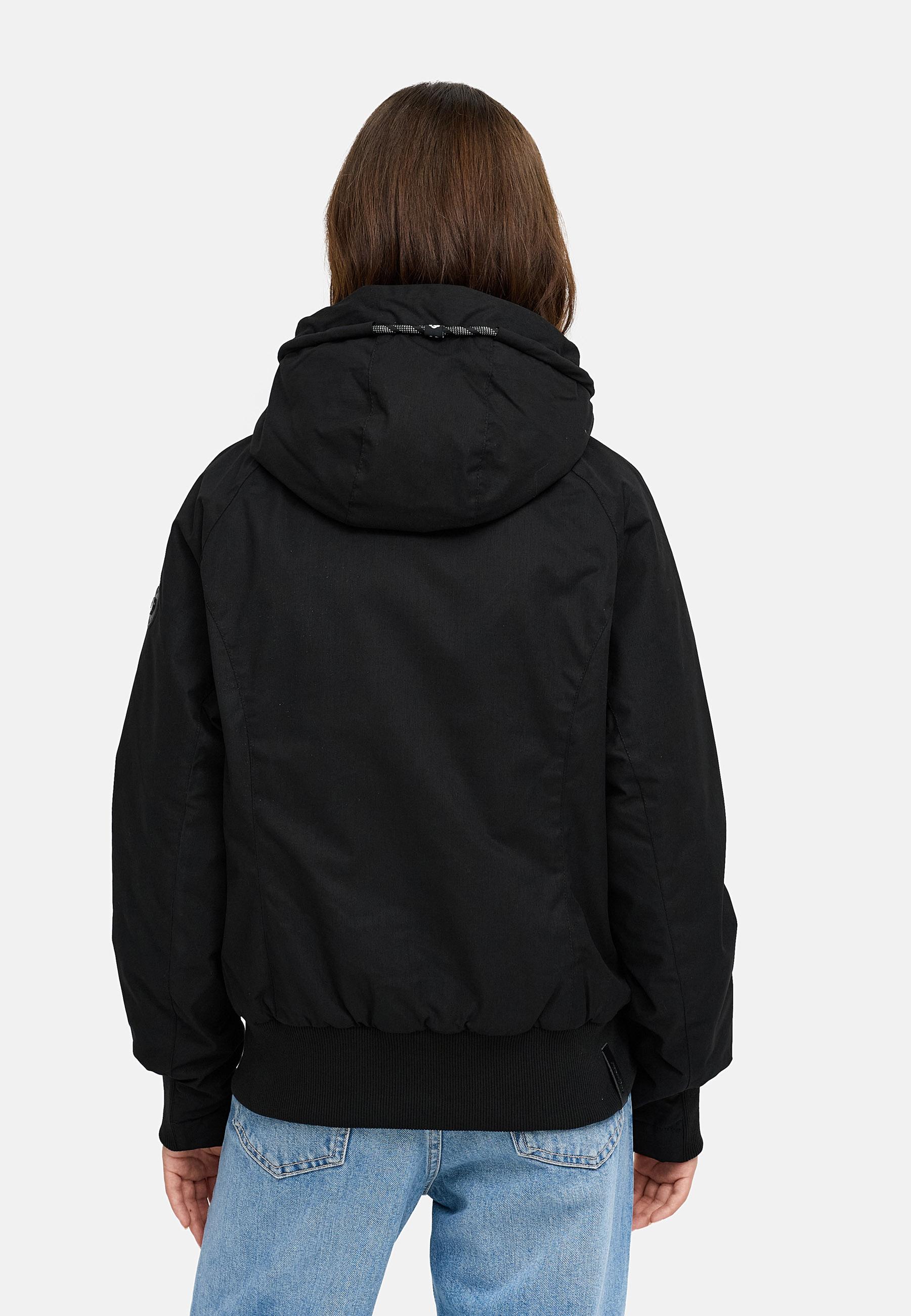 Gefütterte Übergangsjacke mit Kapuze "Lumie YOUMODO" Black