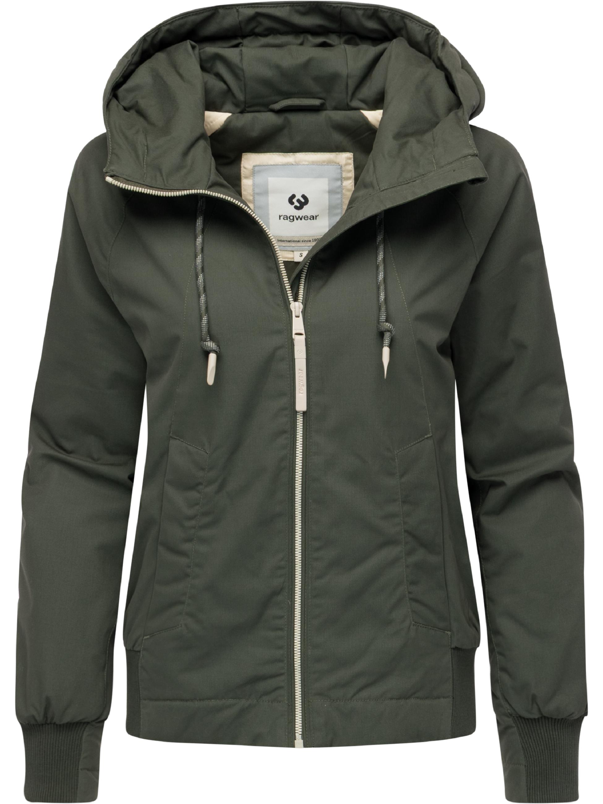 Gefütterte Übergangsjacke mit Kapuze "Lumie YOUMODO" Dark Olive