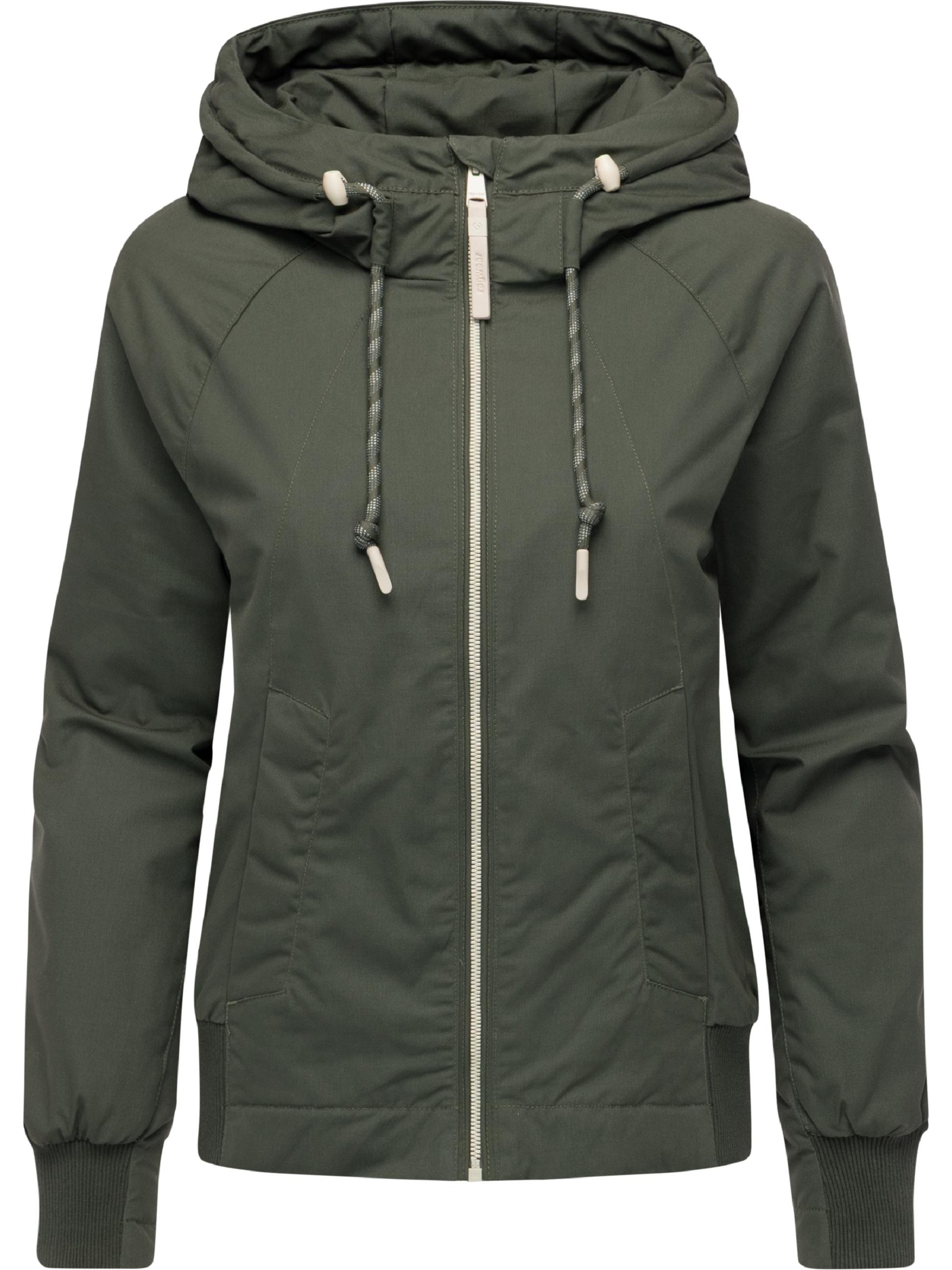 Gefütterte Übergangsjacke mit Kapuze "Lumie YOUMODO" Dark Olive