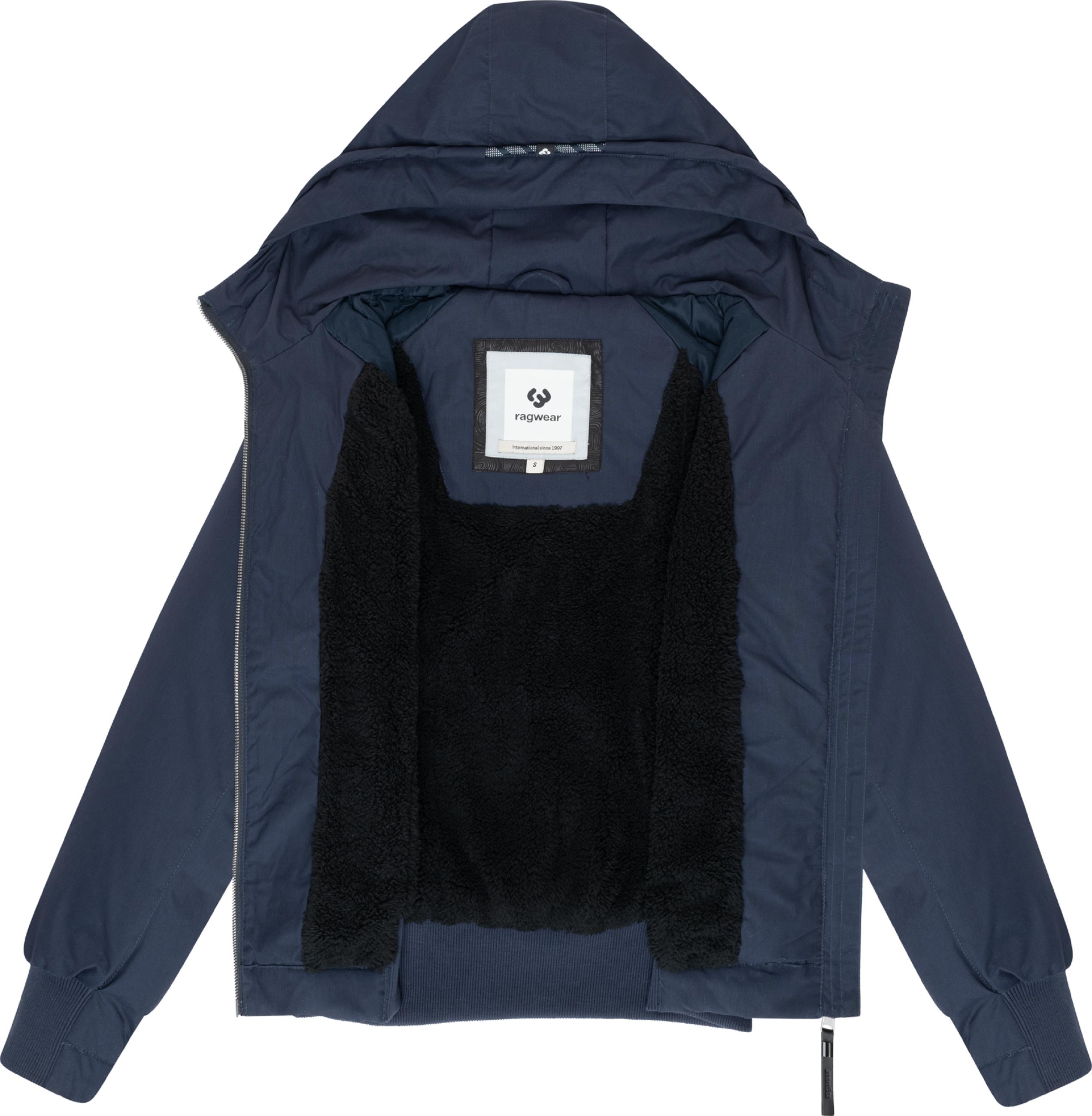 Gefütterte Übergangsjacke mit Kapuze "Lumie YOUMODO" Navy