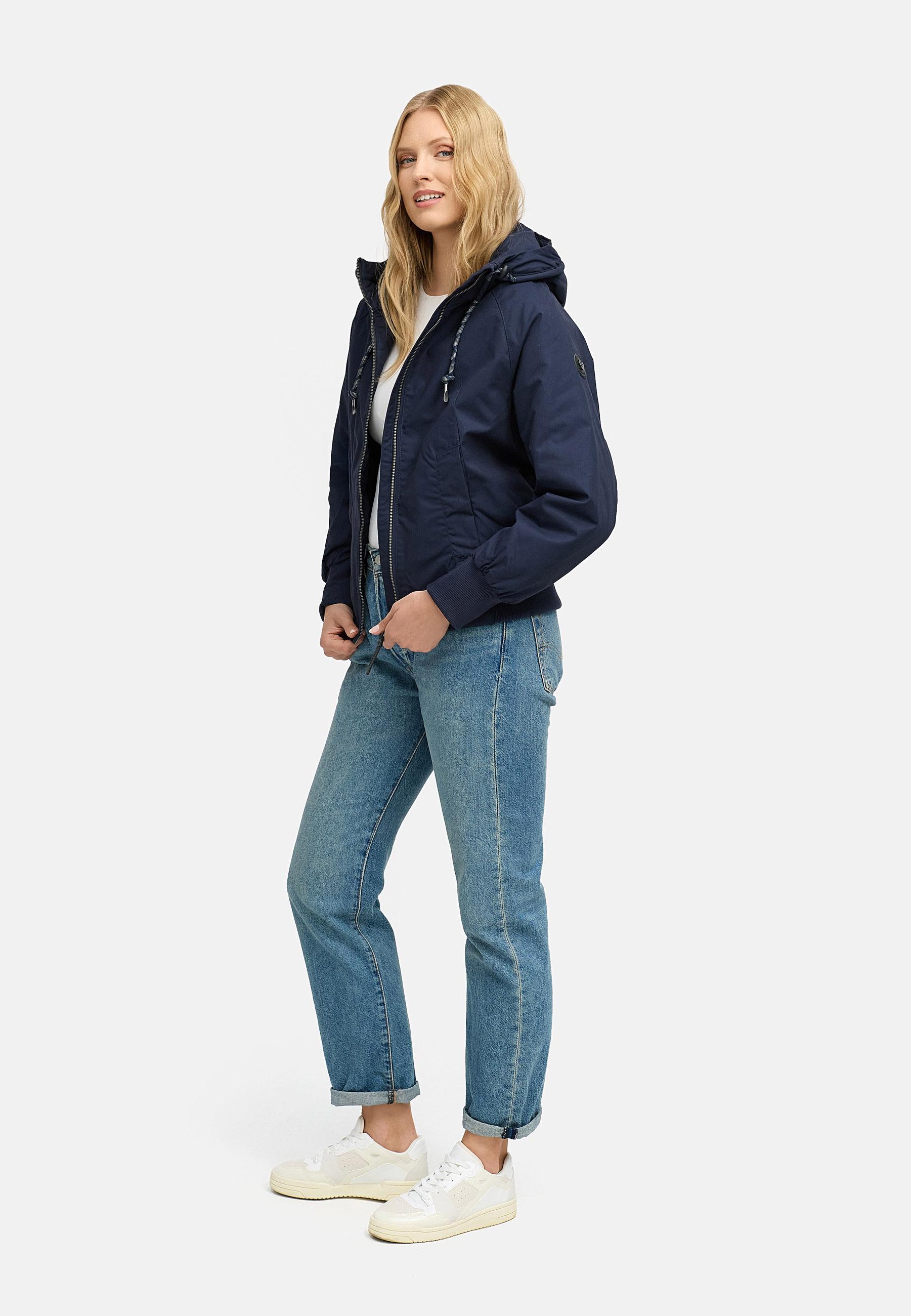 Gefütterte Übergangsjacke mit Kapuze "Lumie YOUMODO" Navy