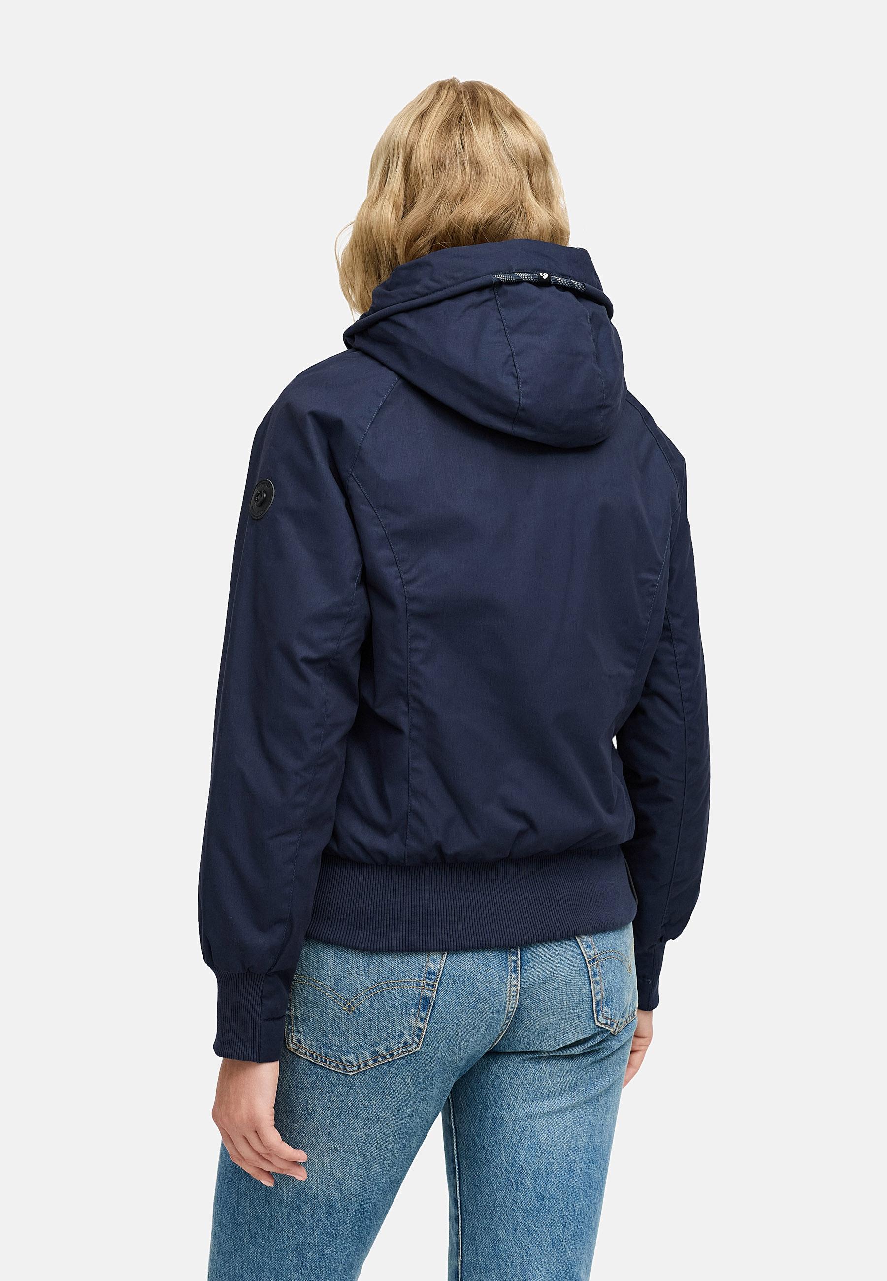 Gefütterte Übergangsjacke mit Kapuze "Lumie YOUMODO" Navy