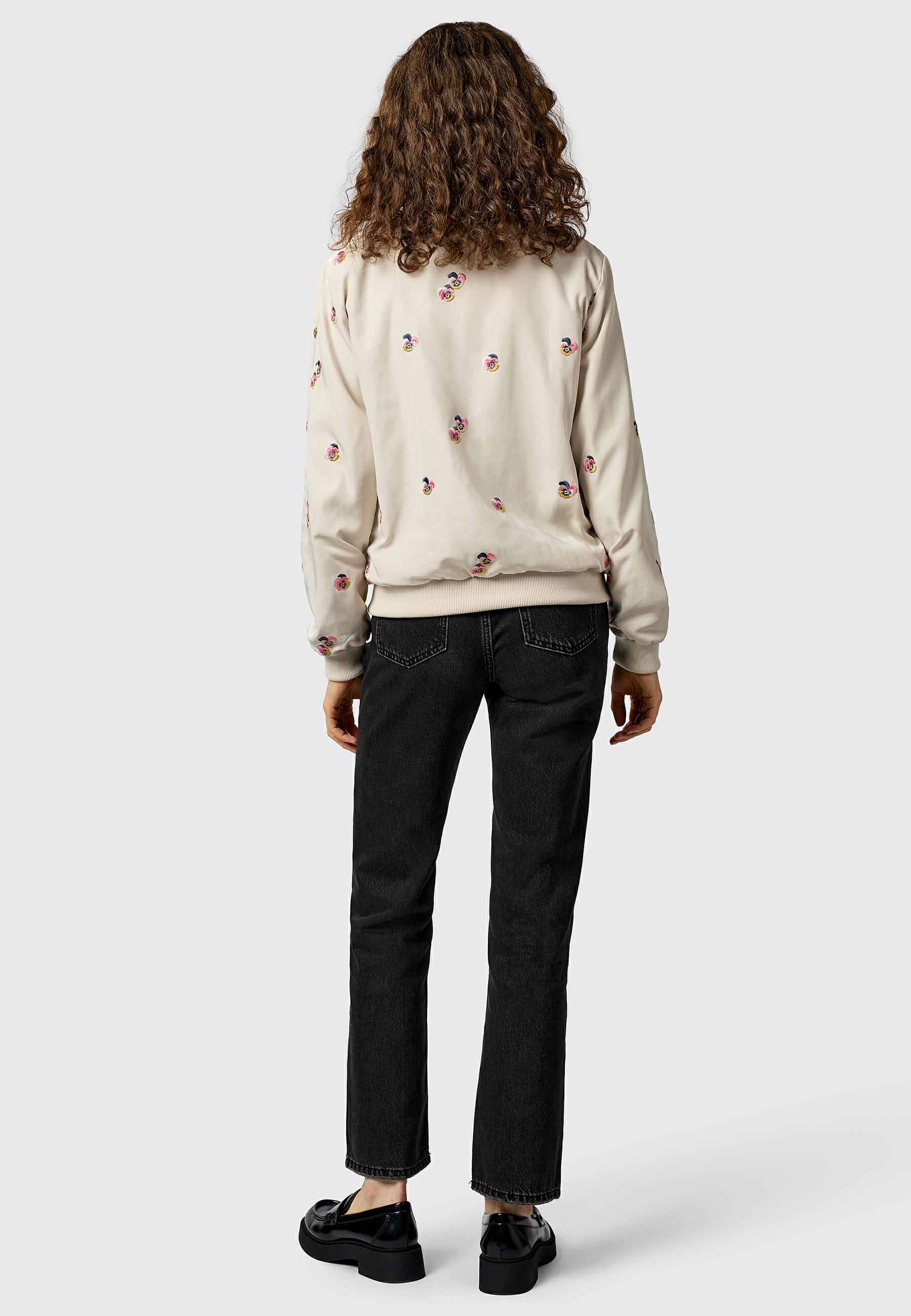 Übergangsjacke mit Bomberkragen "Lunara YOUMODO" Ecru