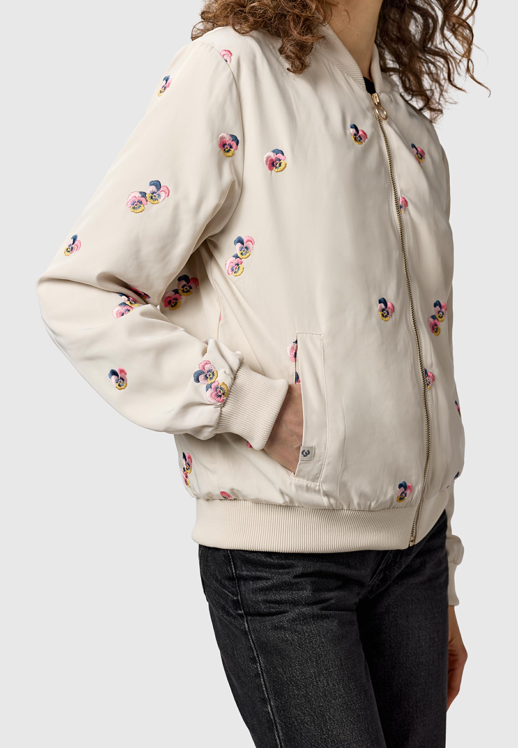 Übergangsjacke mit Bomberkragen "Lunara YOUMODO" Ecru