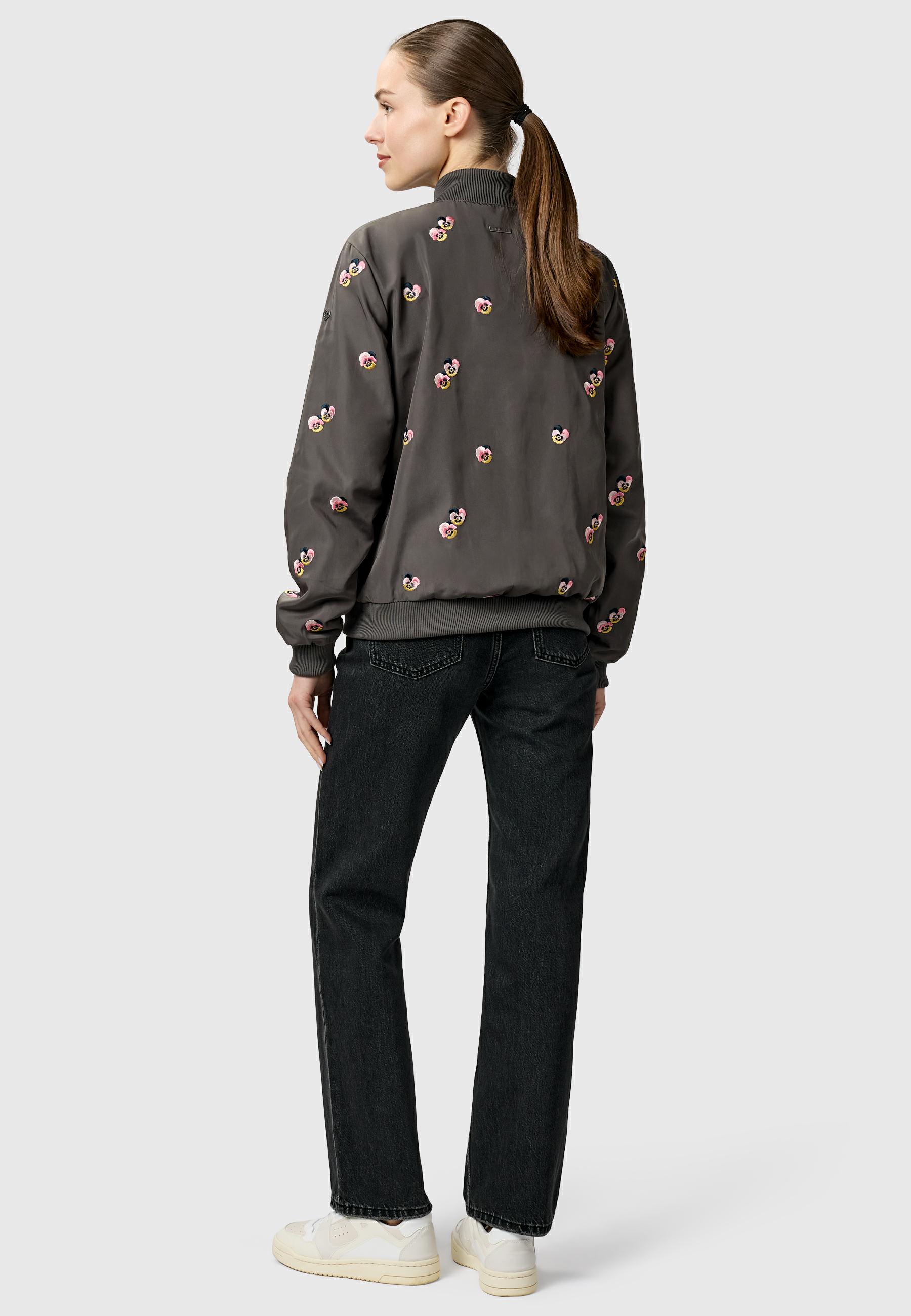 Übergangsjacke mit Bomberkragen "Lunara YOUMODO" Stone Grey