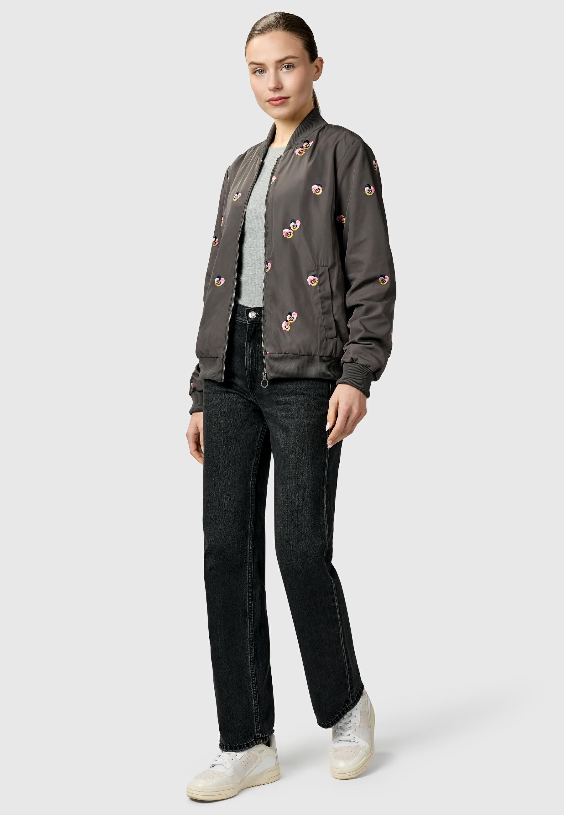 Übergangsjacke mit Bomberkragen "Lunara YOUMODO" Stone Grey