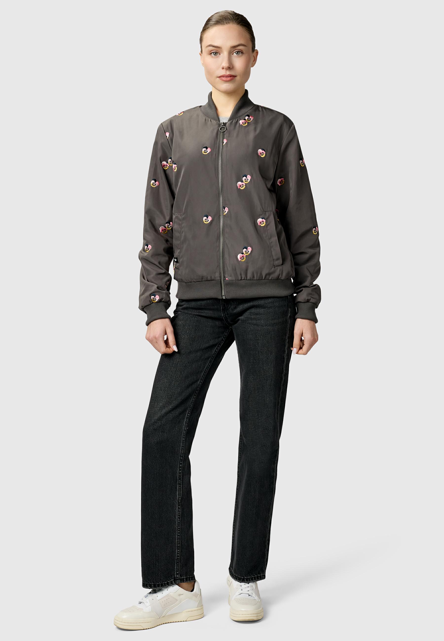 Übergangsjacke mit Bomberkragen "Lunara YOUMODO" Stone Grey