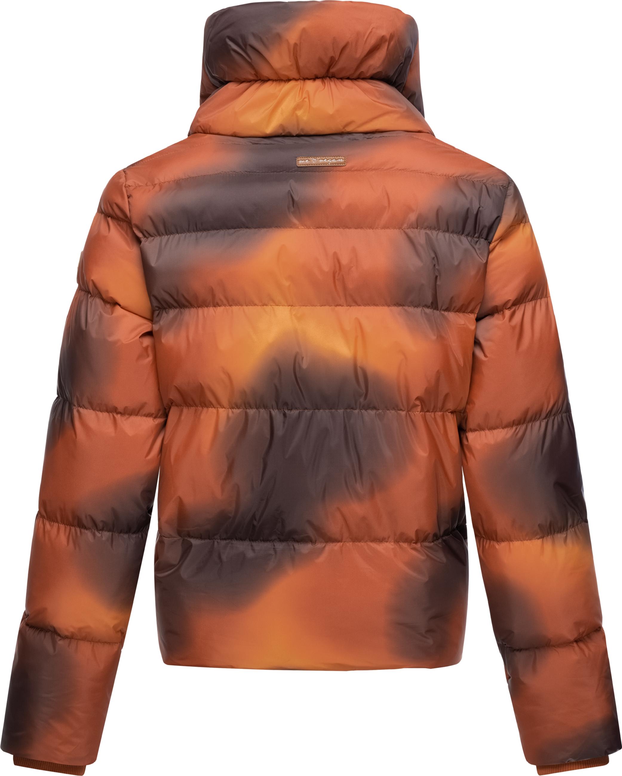 Cropped Winter Steppjacke "Lunis Ombre" Light Combo