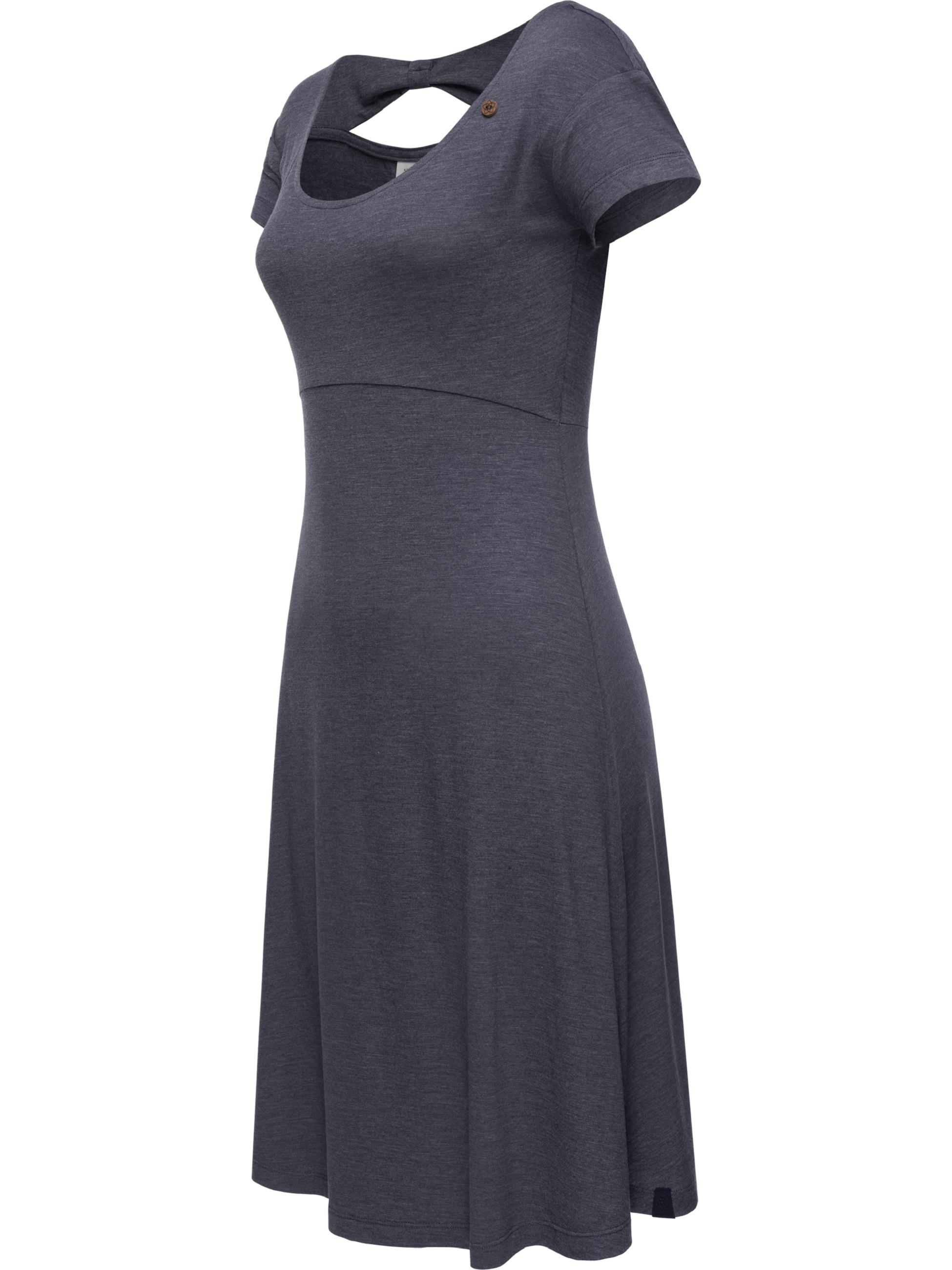 Elegantes Sommerkleid "Lunngo Solid" Navy